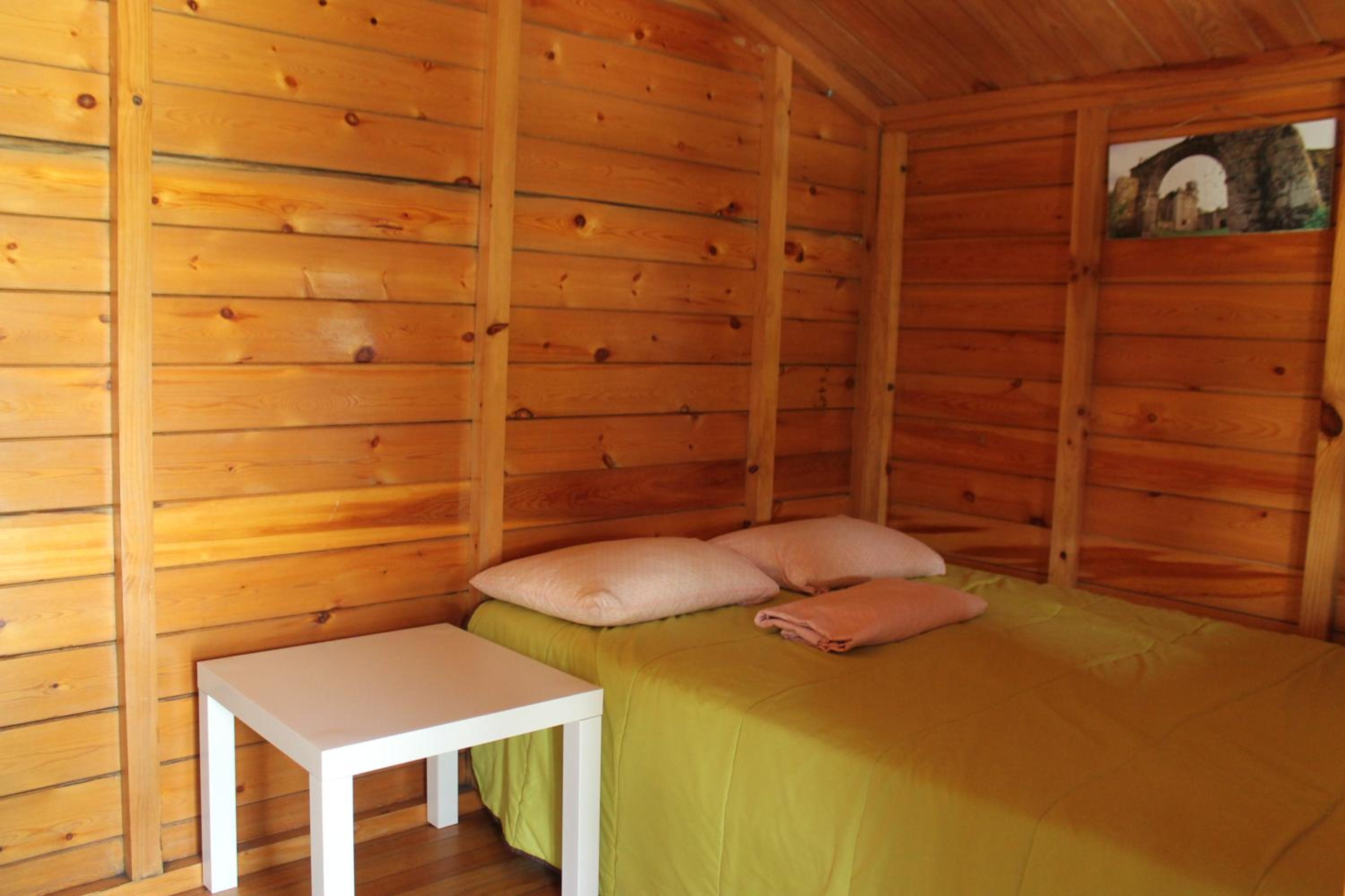 Bungalow con baño compartido