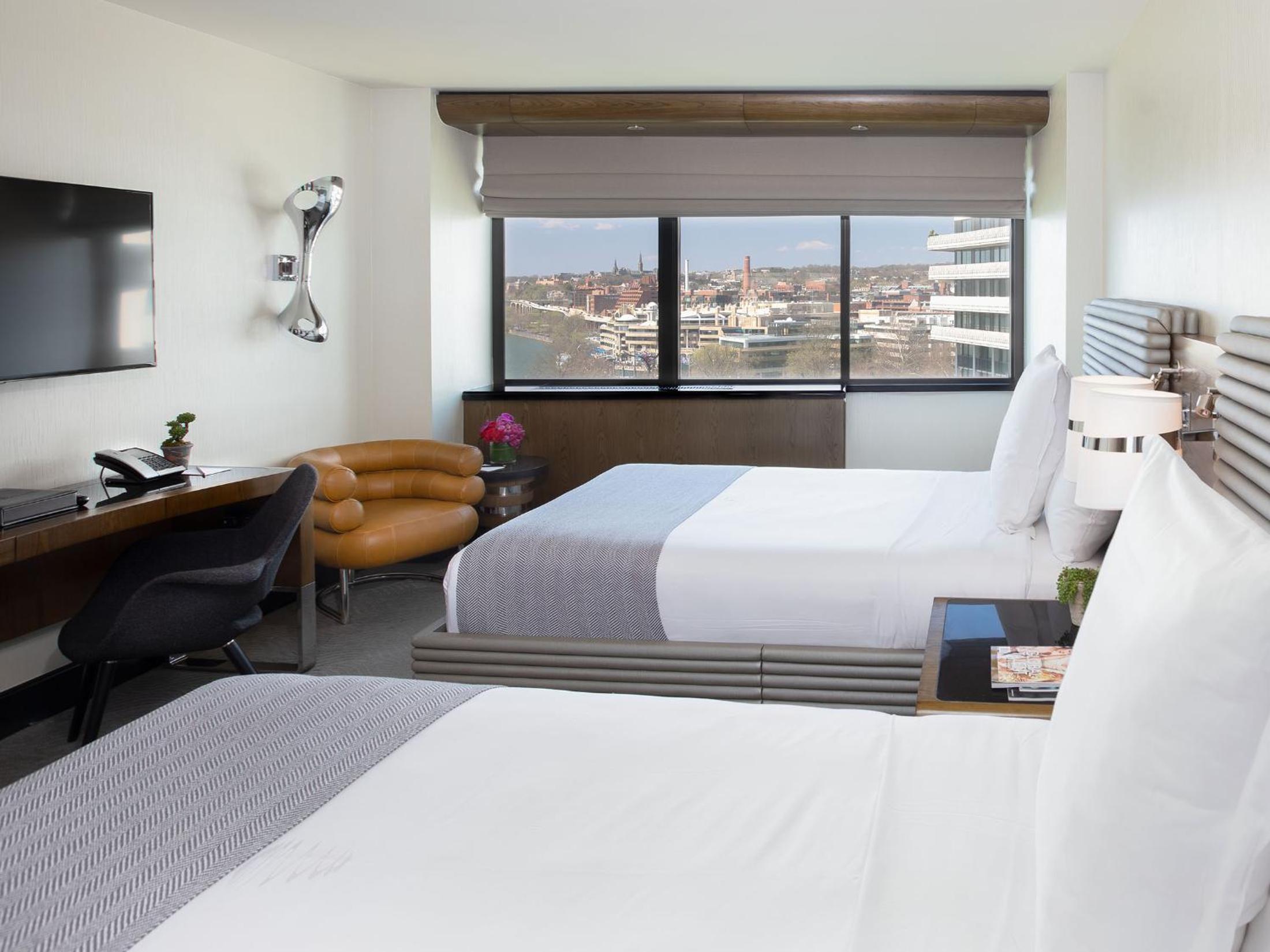 Deluxe Double Room (2 Beds) with a River view