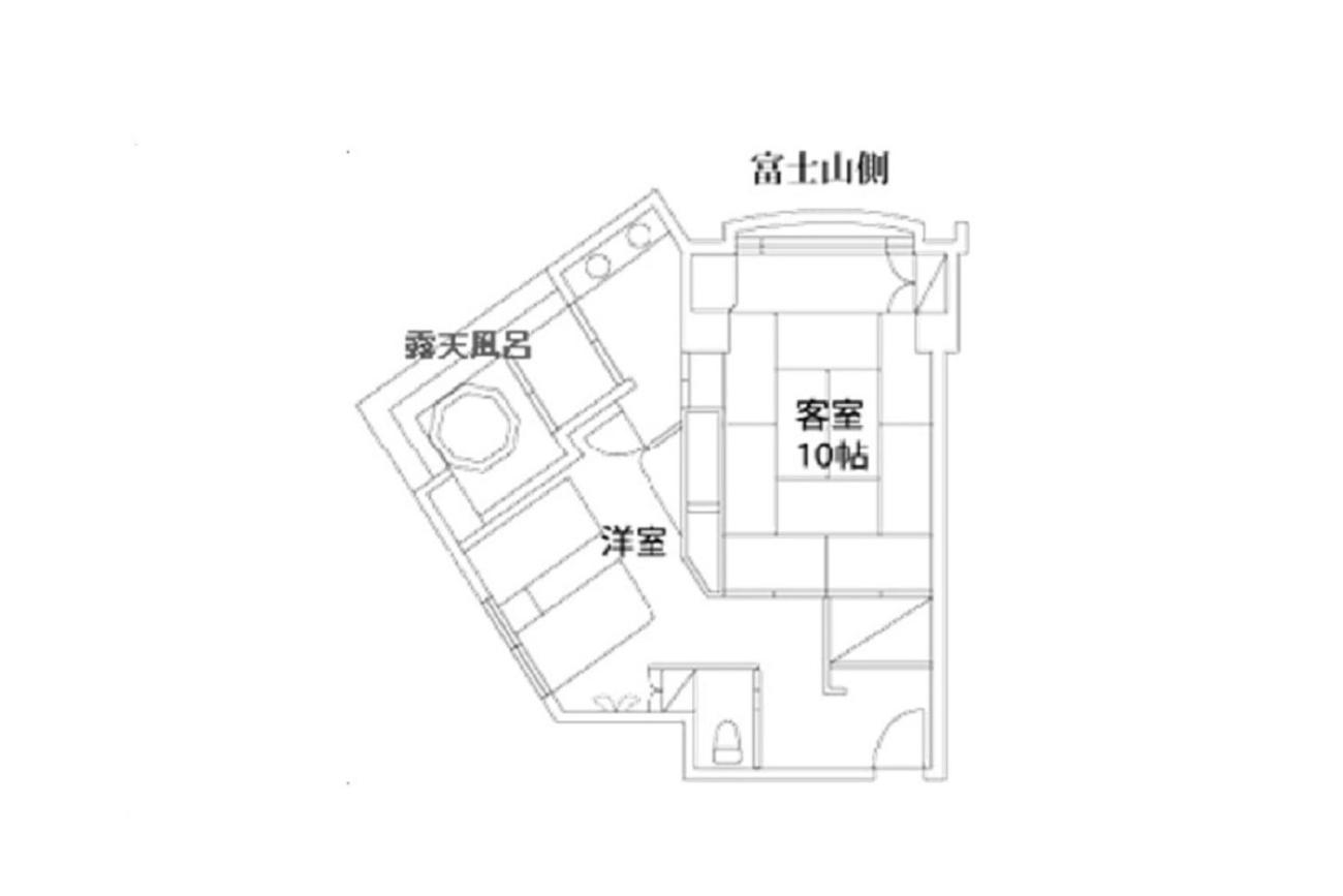 Room with Tatami Area and Mt.Fuji View and Open Air Bath