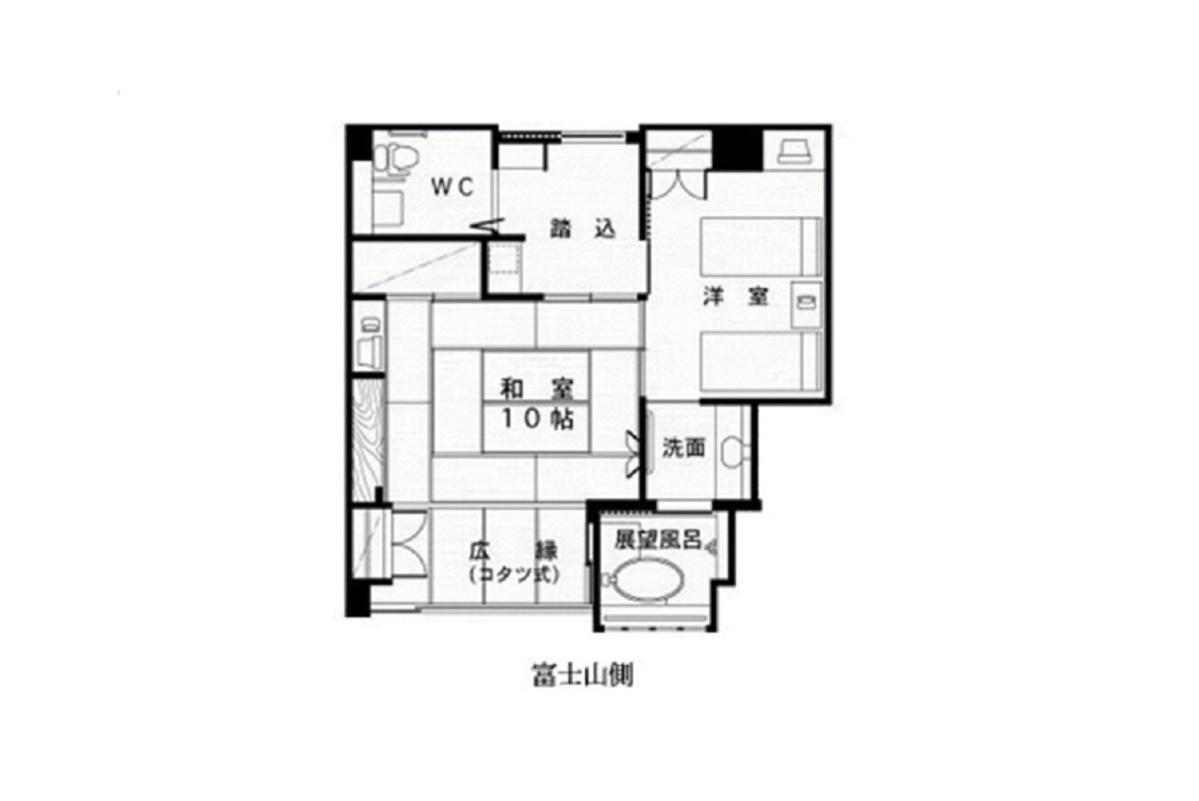 Room with Tatami Area and Mt.Fuji View - Low Floor - Annex