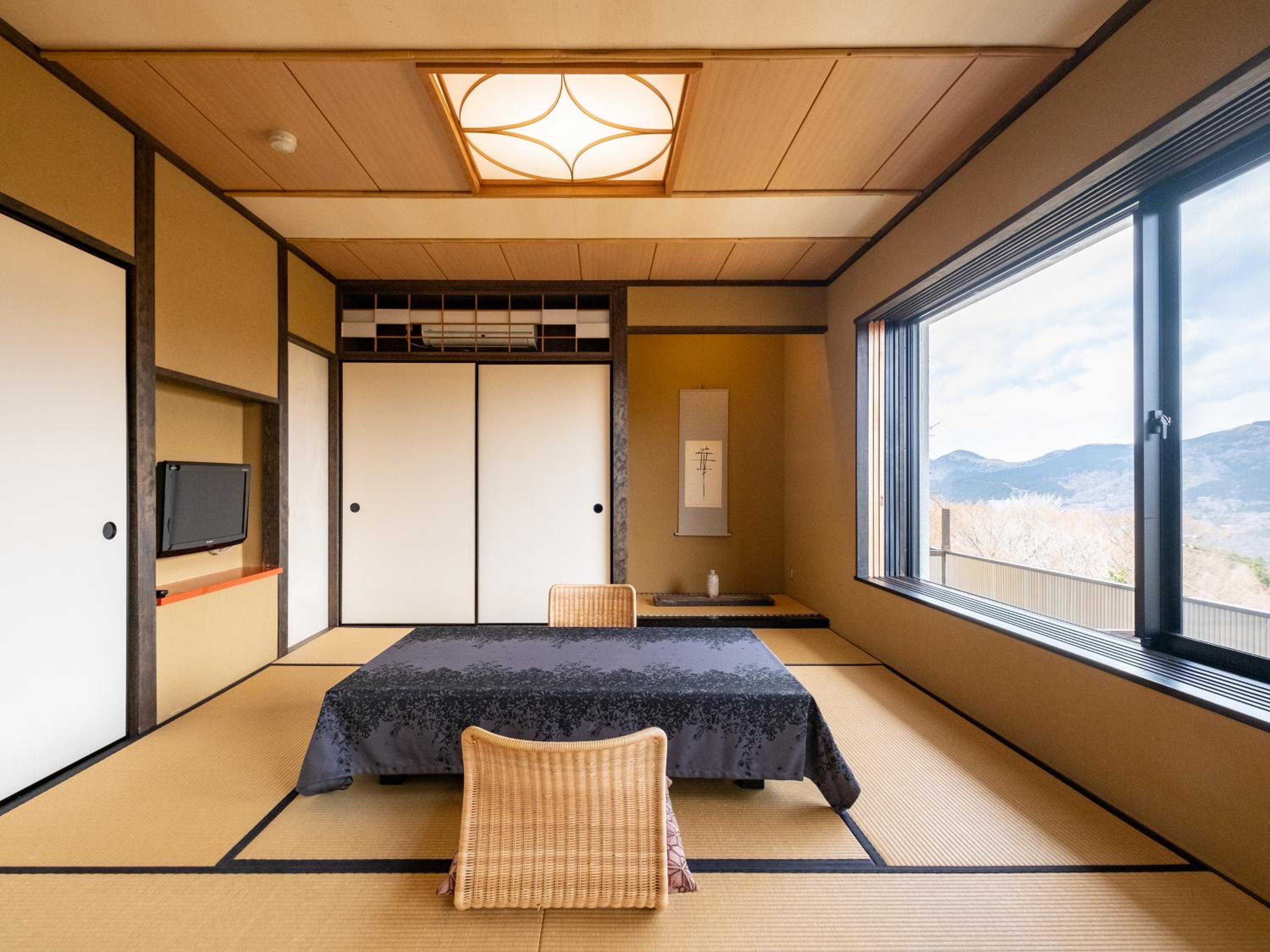 Japanese and Western style room 46㎡ Queen Double with Annex private open-air bath - Photo 5