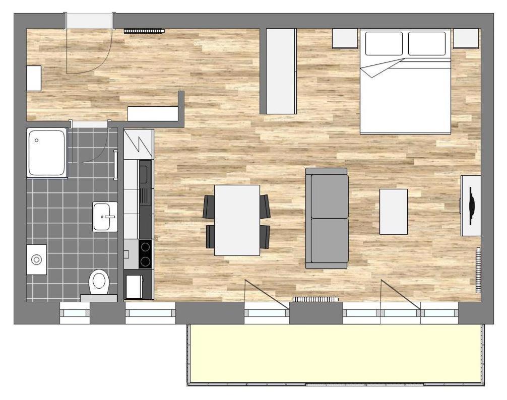 One-Bedroom Apartment photo 3