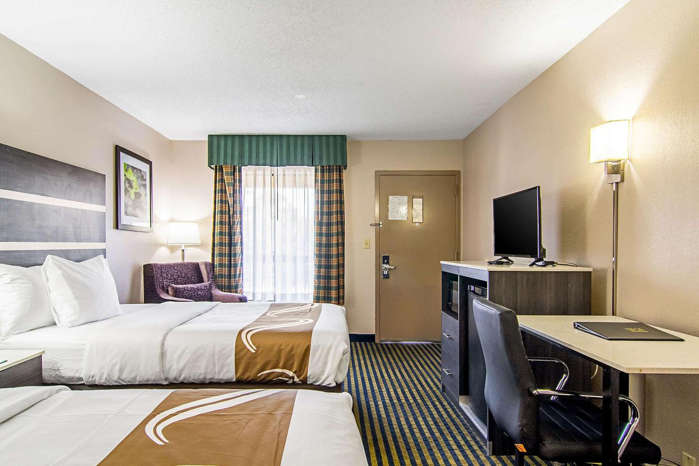 Standard Room with Two Double Beds With Refrigerator and Microwave - Non-Smoking