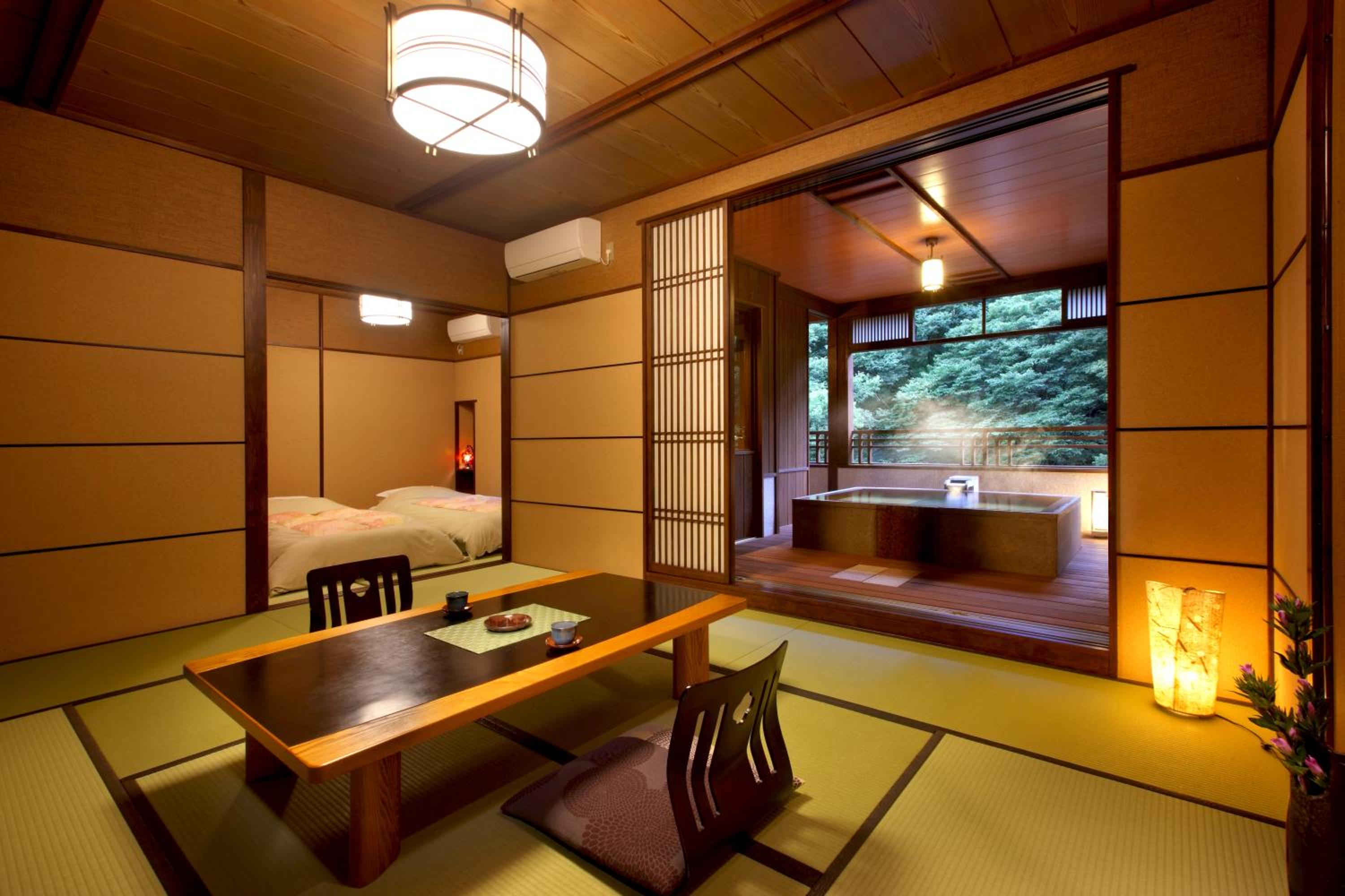 Deluxe Suite with Tatami Area and Open-Air Bath