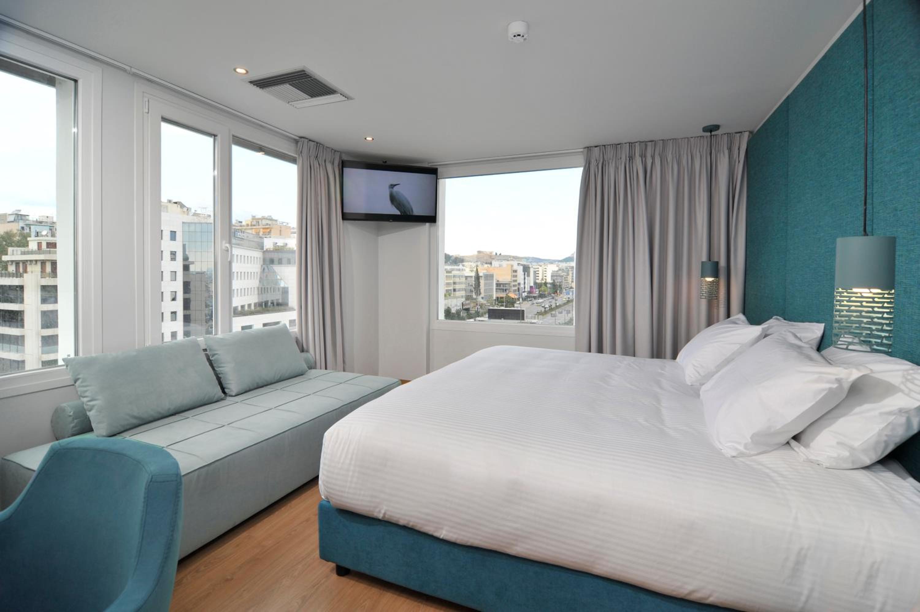Deluxe Double or Twin Room with Acropolis View