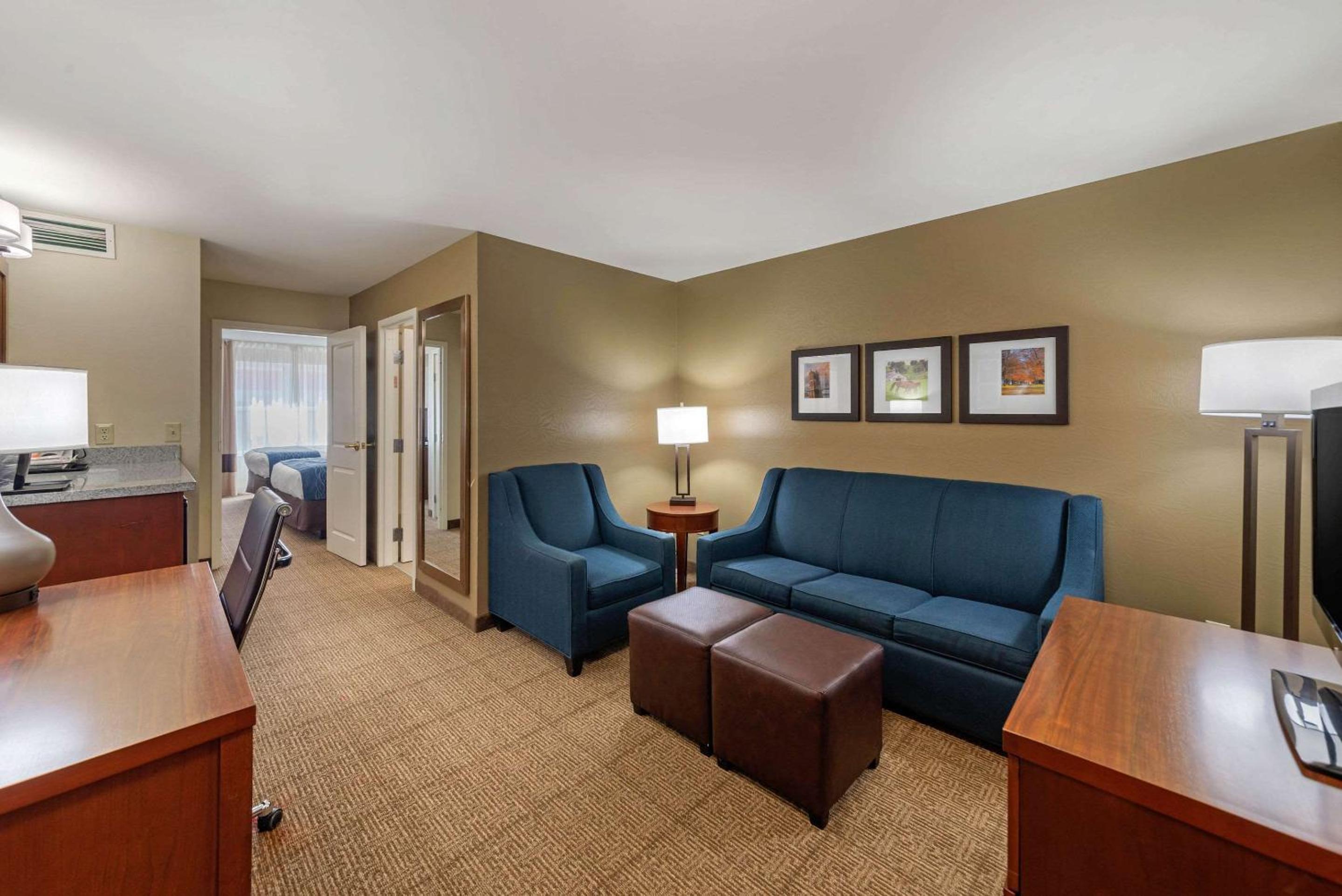Queen Suite with Two Queen Beds and Sofa Bed - Photo 5