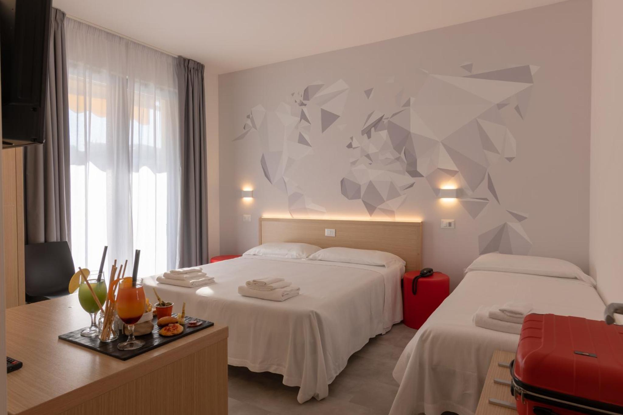 Superior Dreibettzimmer mit Meerblick und Balkon - Anbau