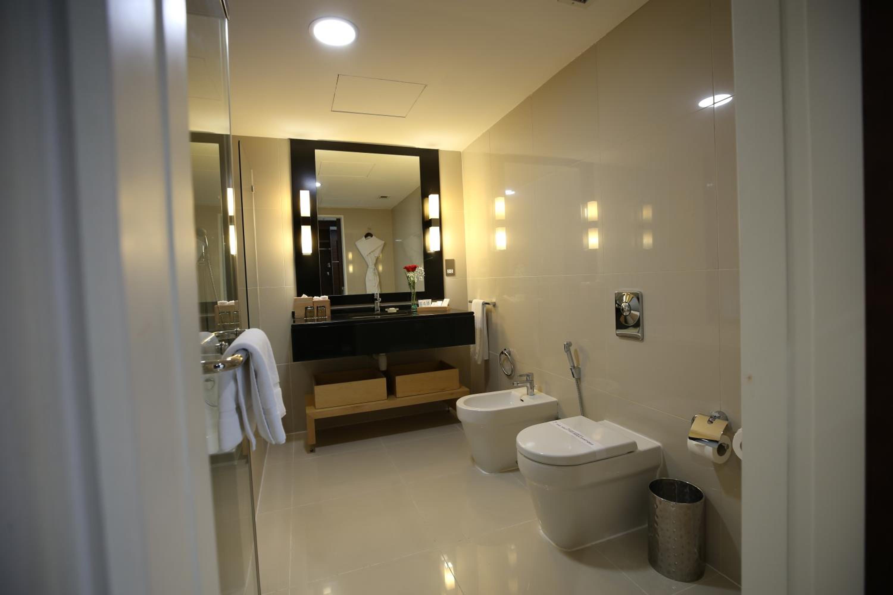 Two Bed Family Suite with Seperate Living Area and Dining Area