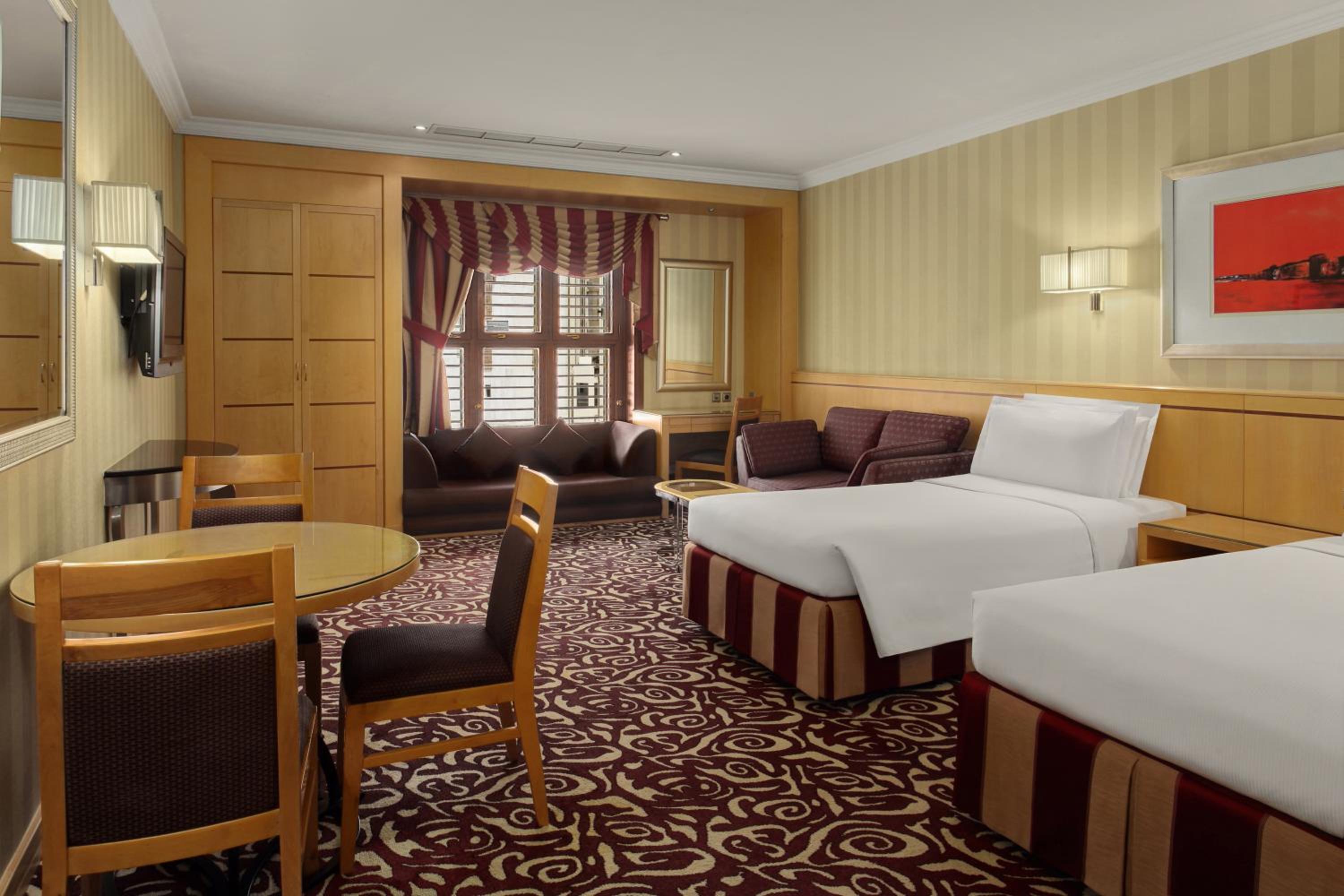 Premium Room partial Kaaba View with Two Twin Beds