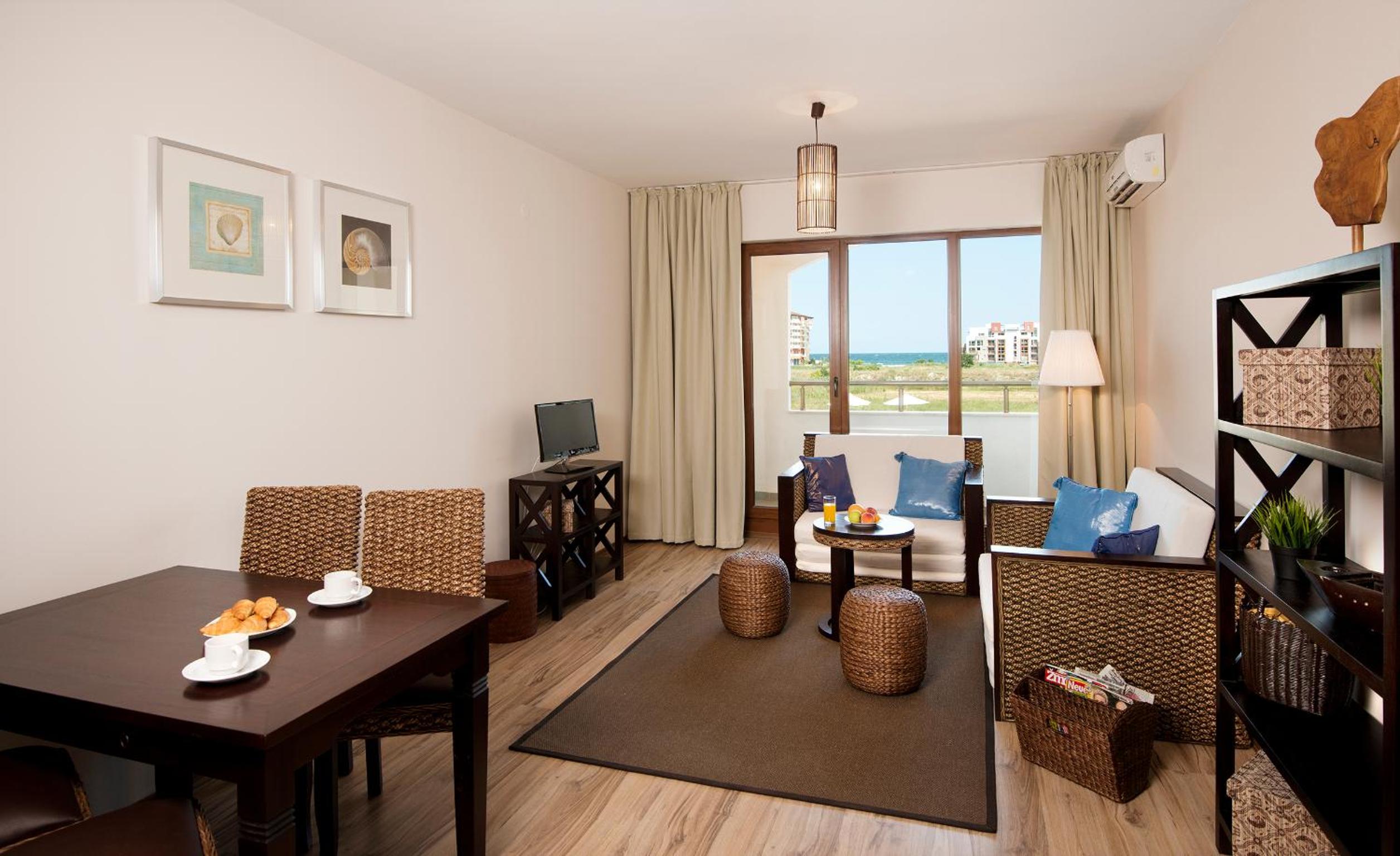 Two-Bedroom Apartment with Balcony and Partial Sea View