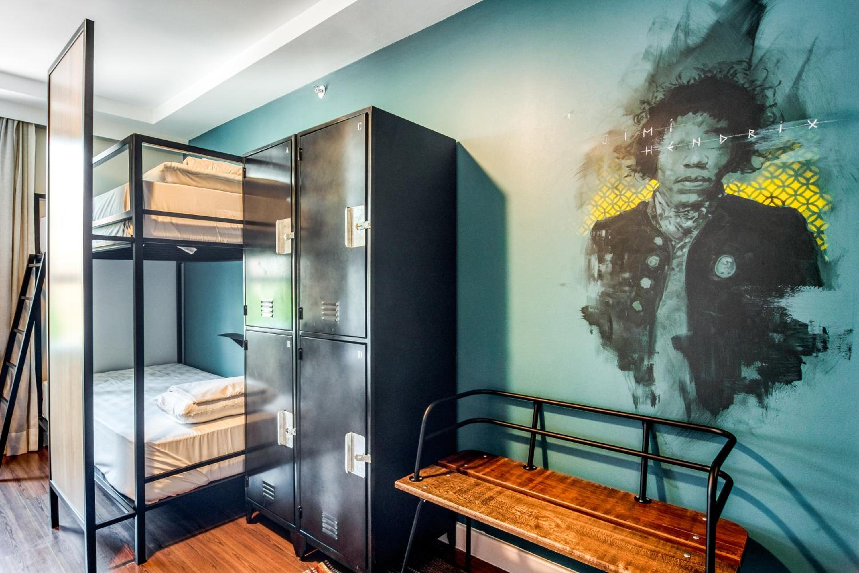 Bed In Large Dorm