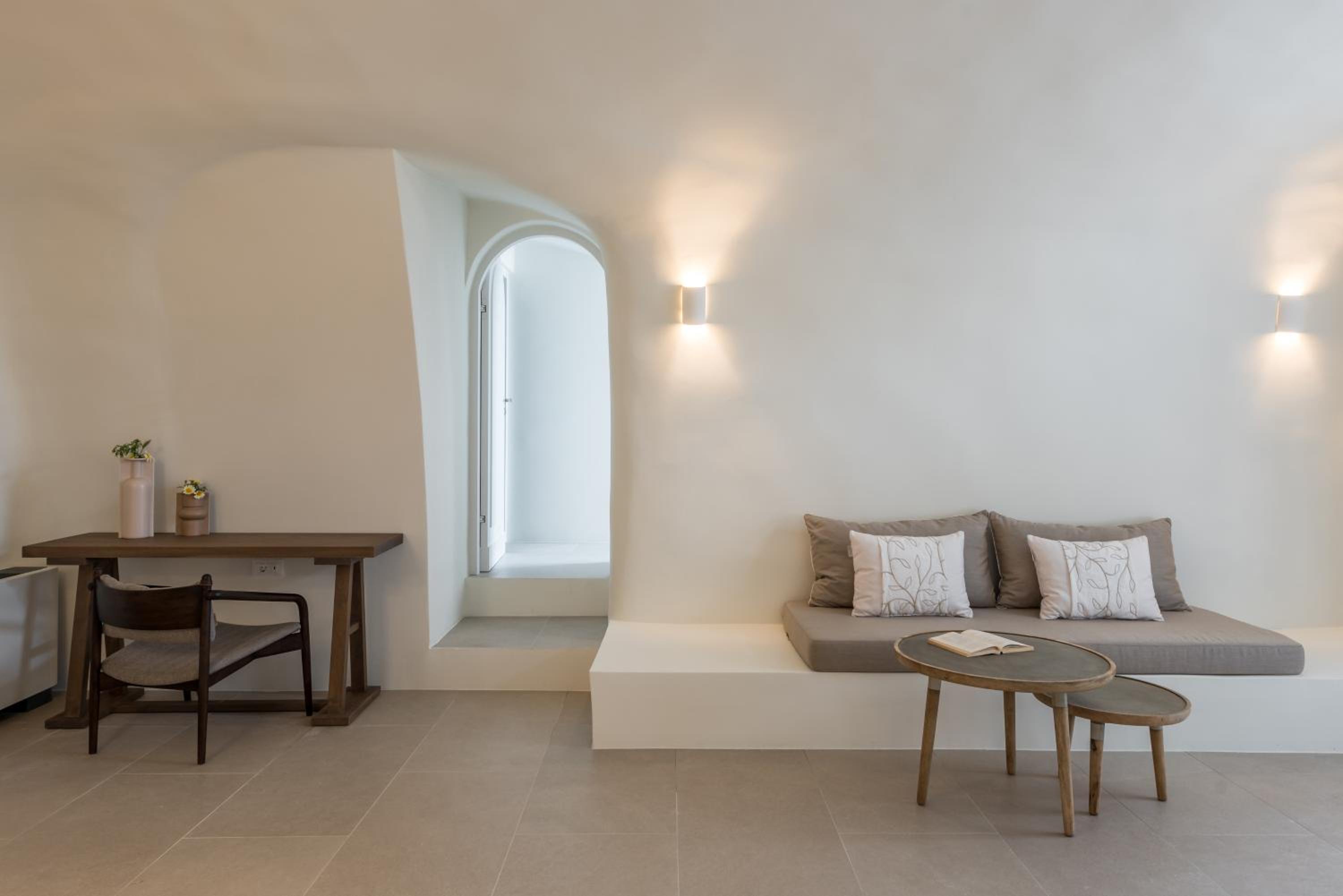 Deluxe Pool Villa with Caldera & Direct Sunset Views