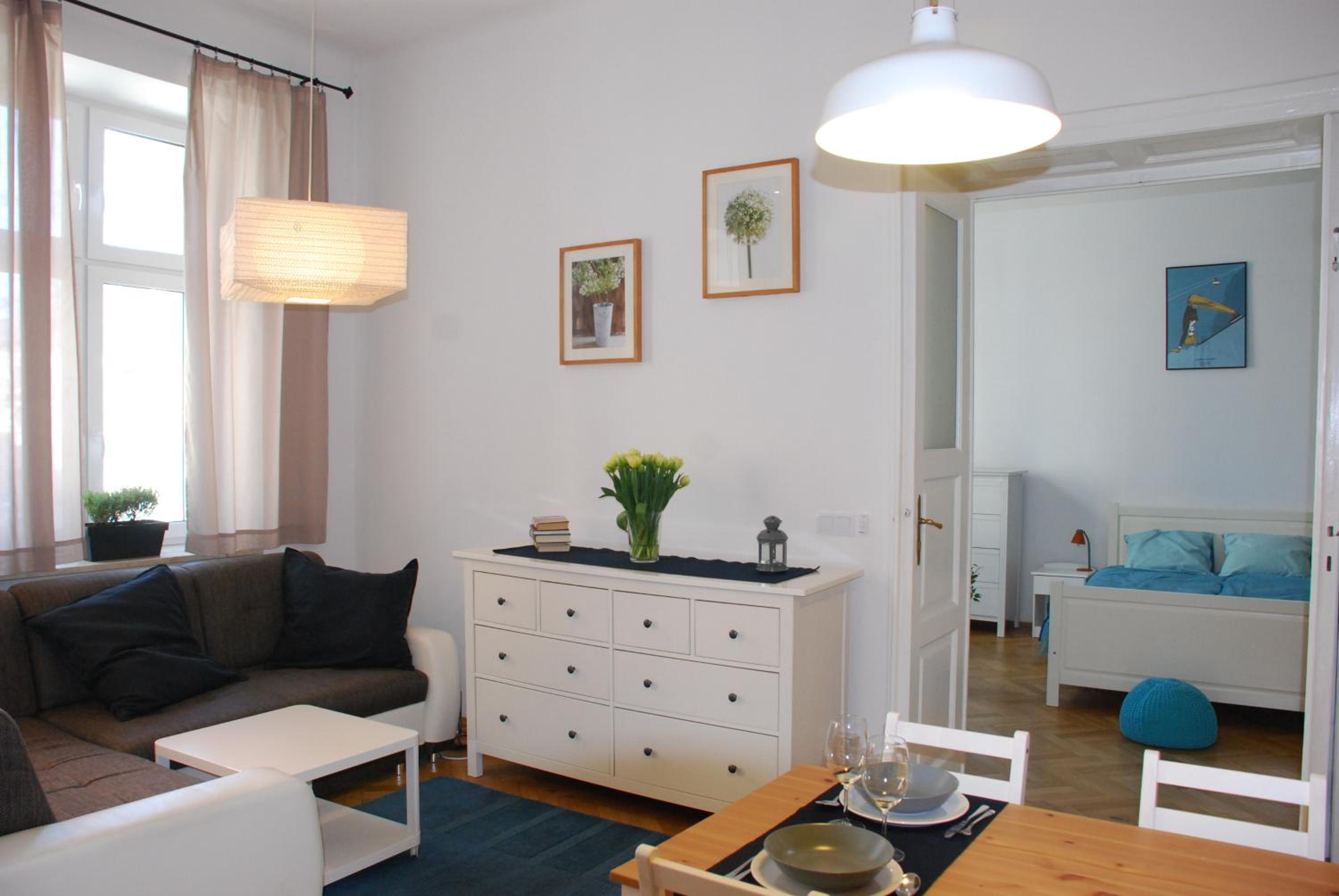 One-Bedroom Apartment with Garden View