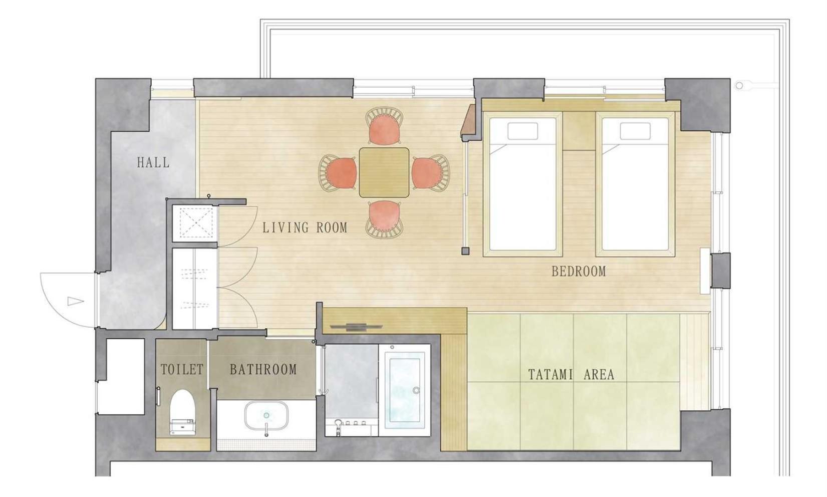Standard Family Room with Tatami Area