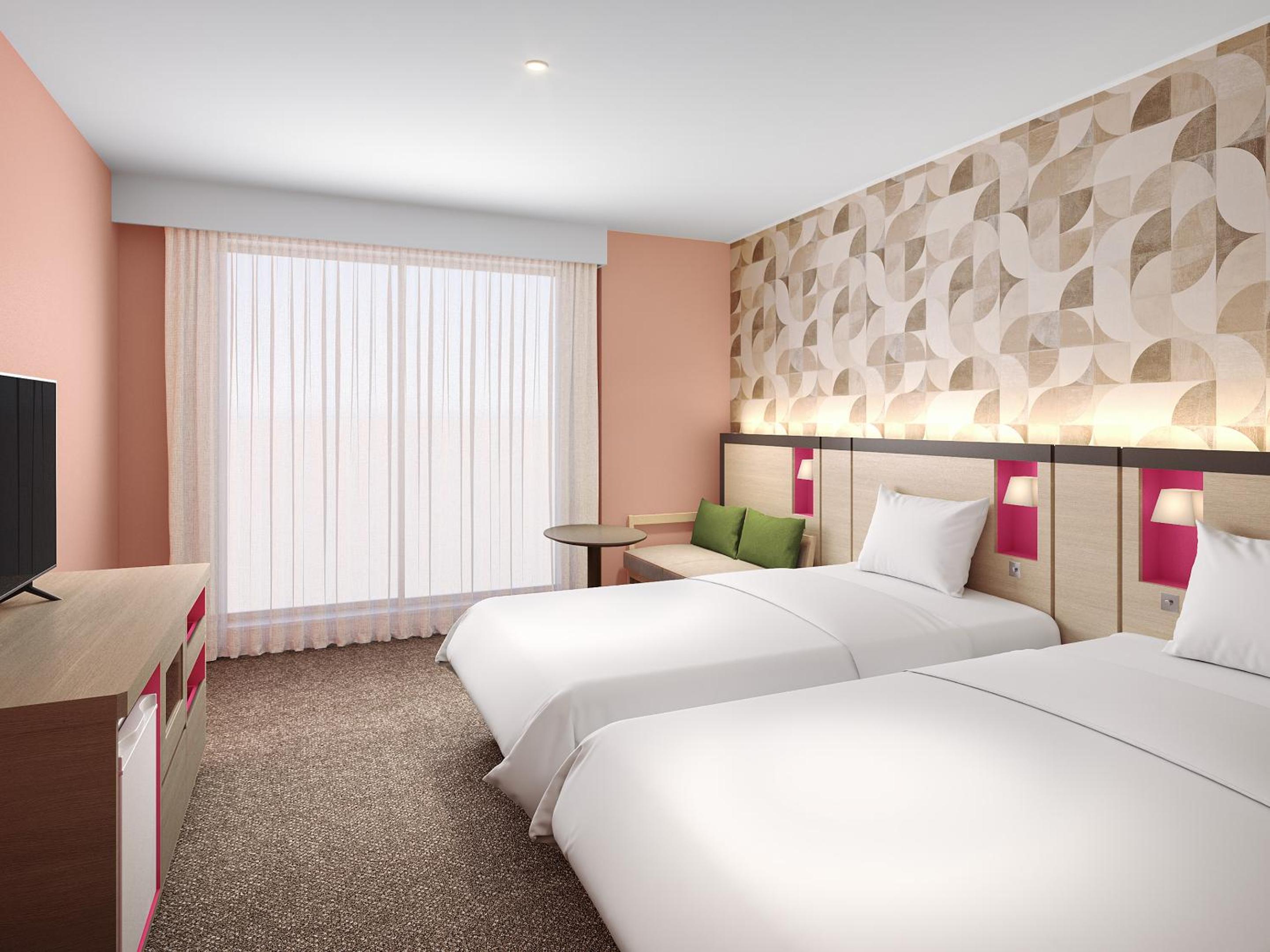 Renewal Superior Room 2 beds with extra for 3 people