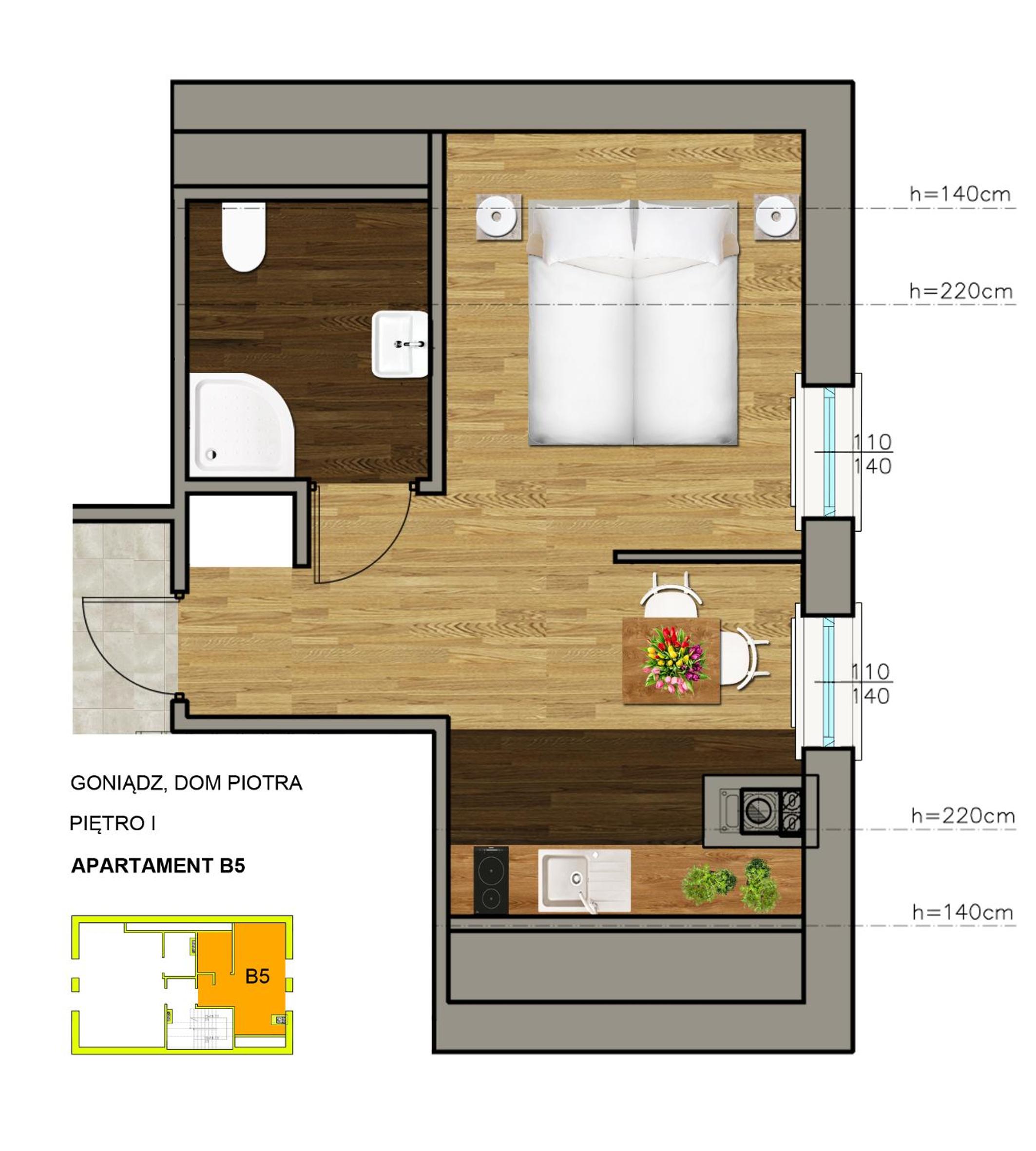 Studio Apartment - Photo 8