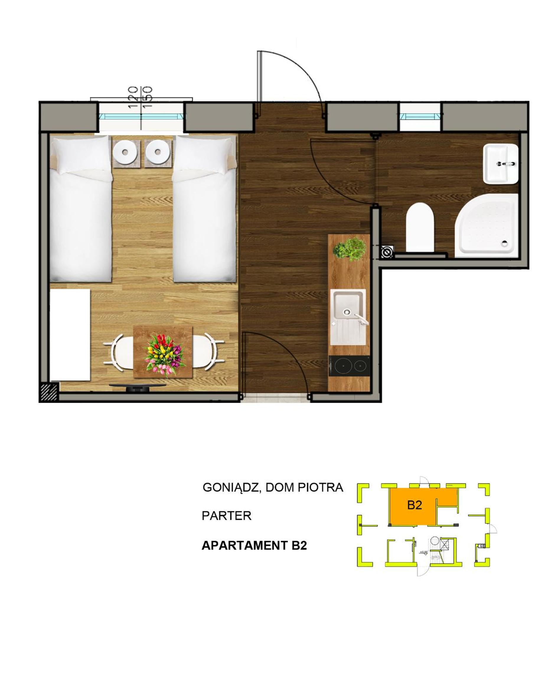 Studio Apartment photo 2