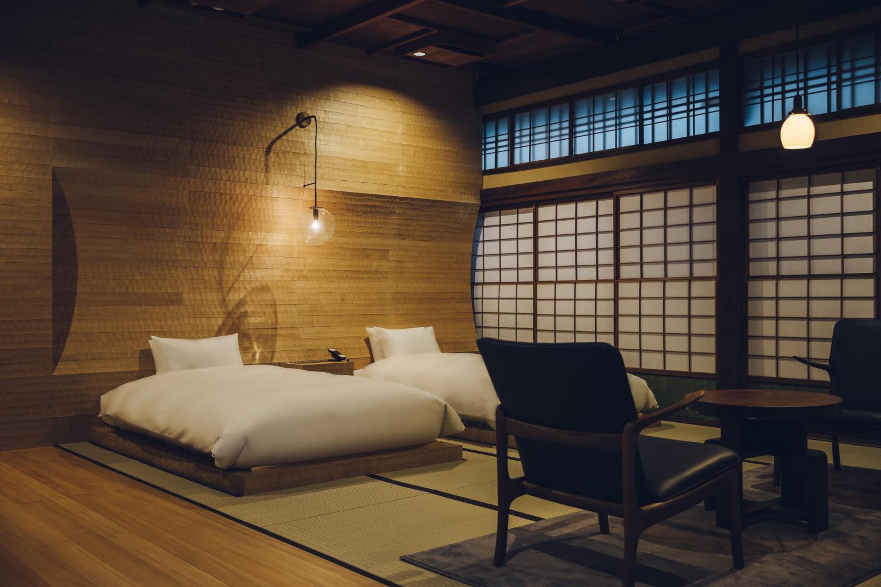 Deluxe Twin Room with Naguri Wall  (Main)