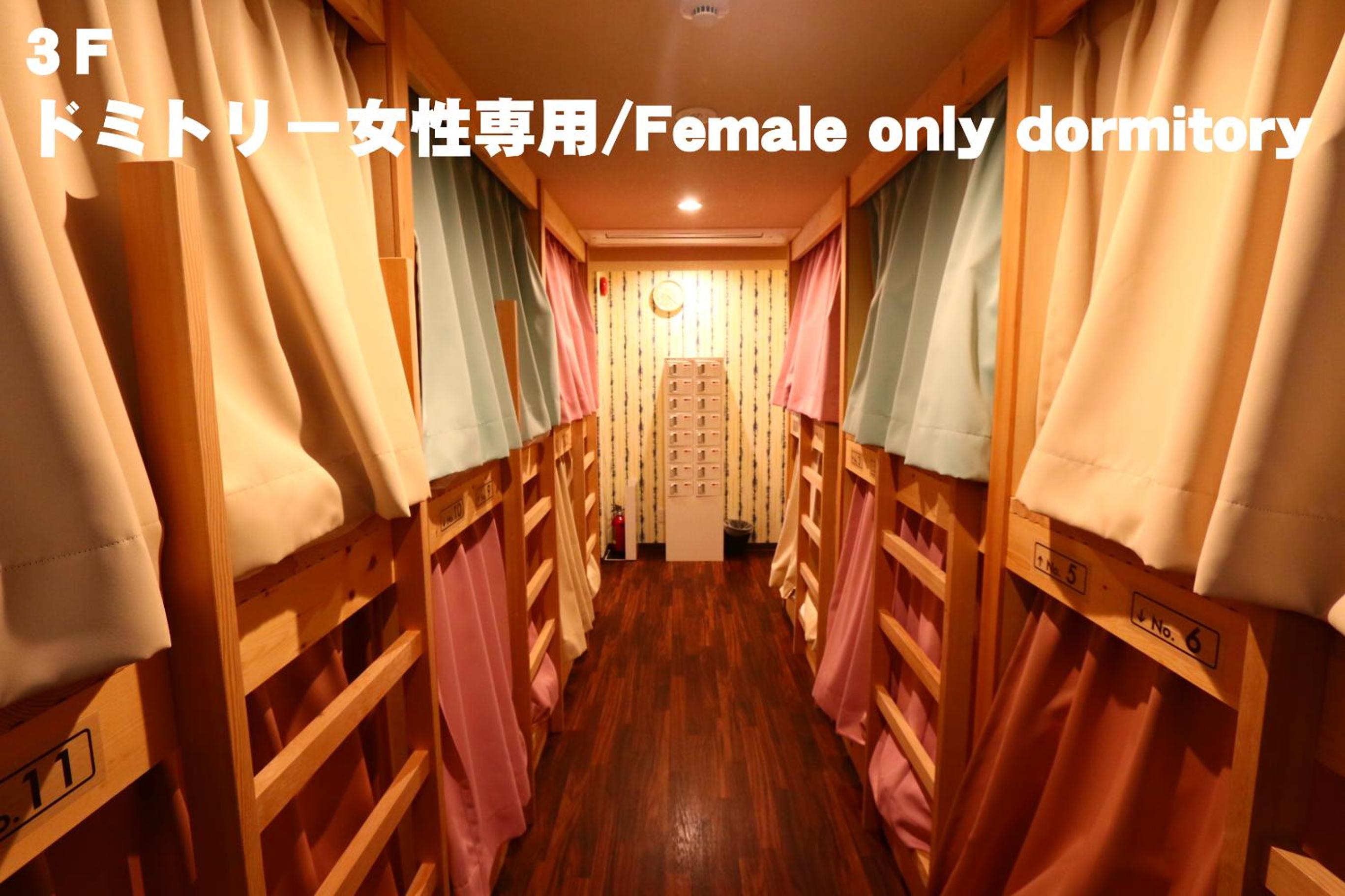 Bed in 12-Bed Female Dormitory Room photo 1