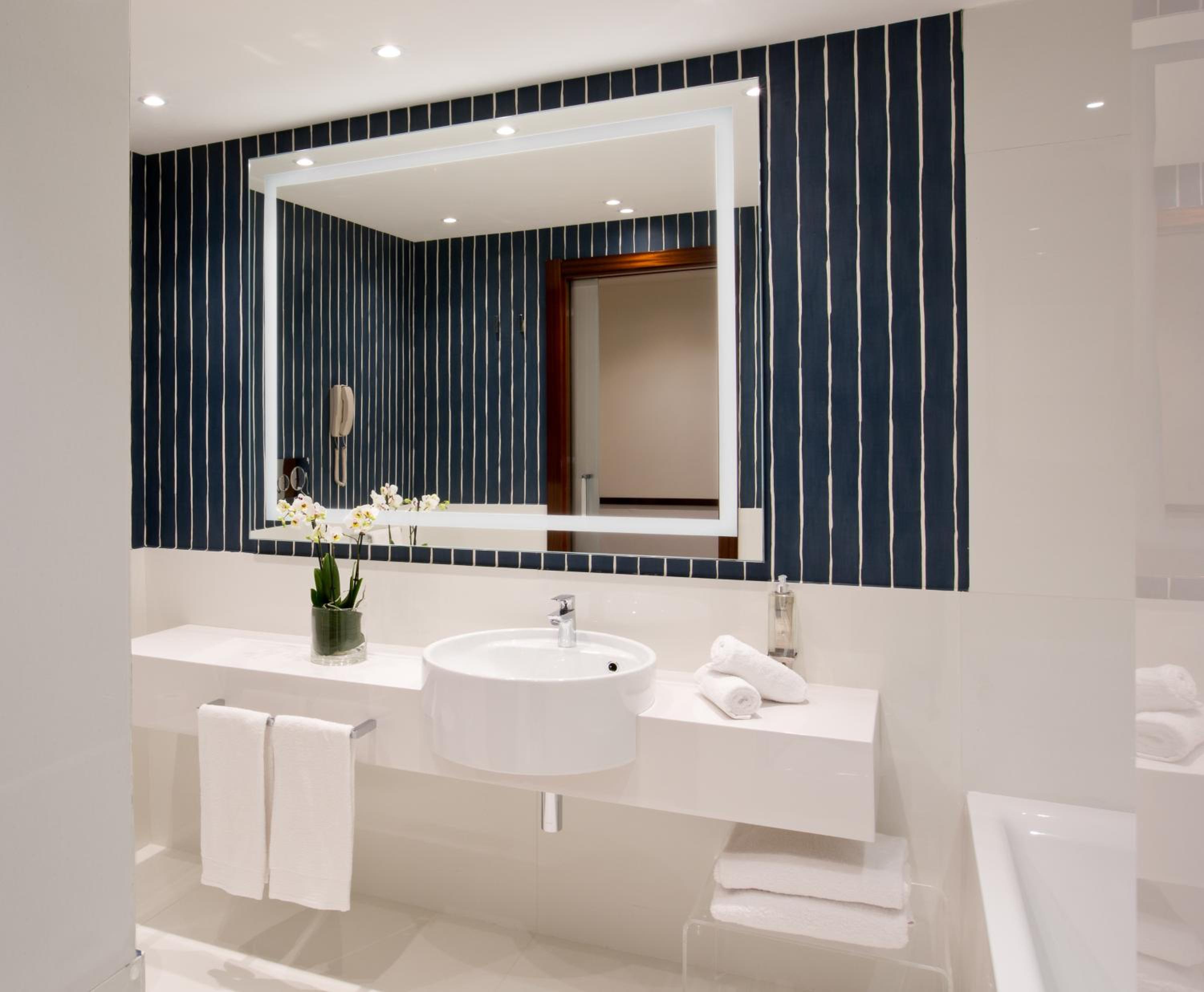 Relax in style with our modern bathroom amenities.