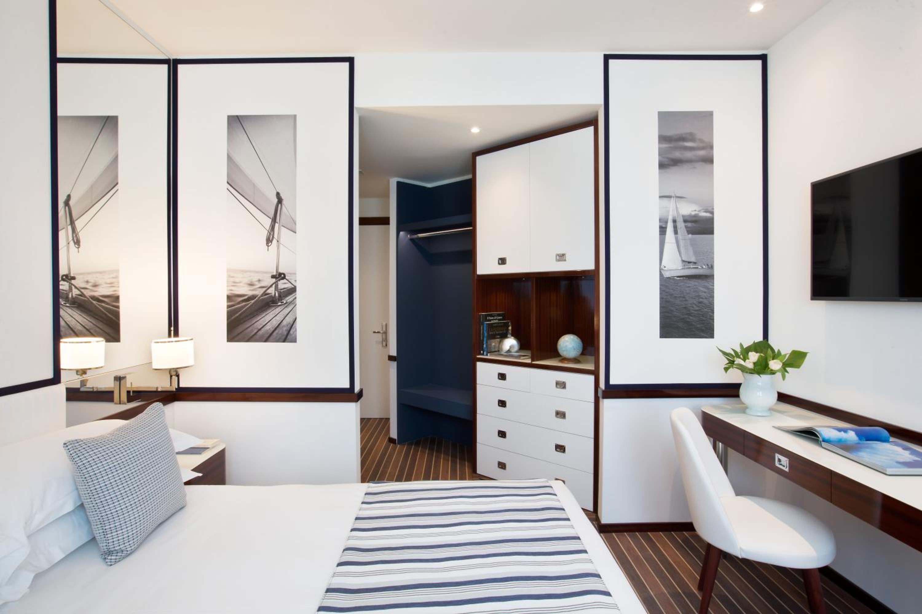 Relax in your stylish, serene hotel retreat.