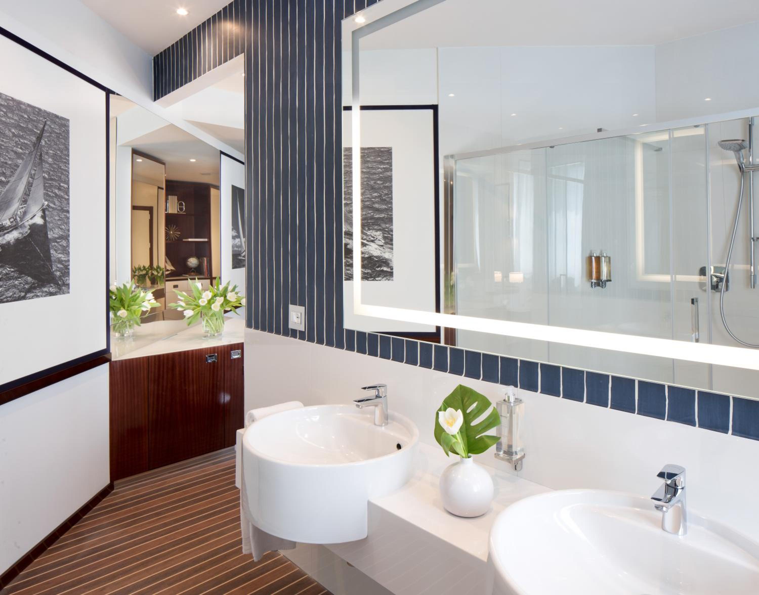 Experience luxury in this elegantly designed bathroom.