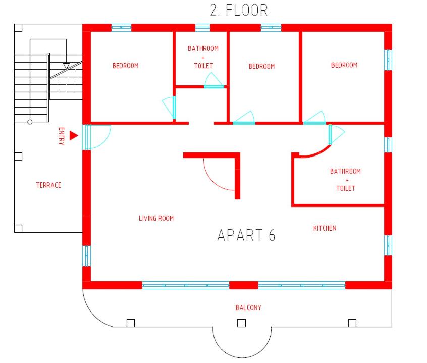 Three-Bedroom Apartment photo 1