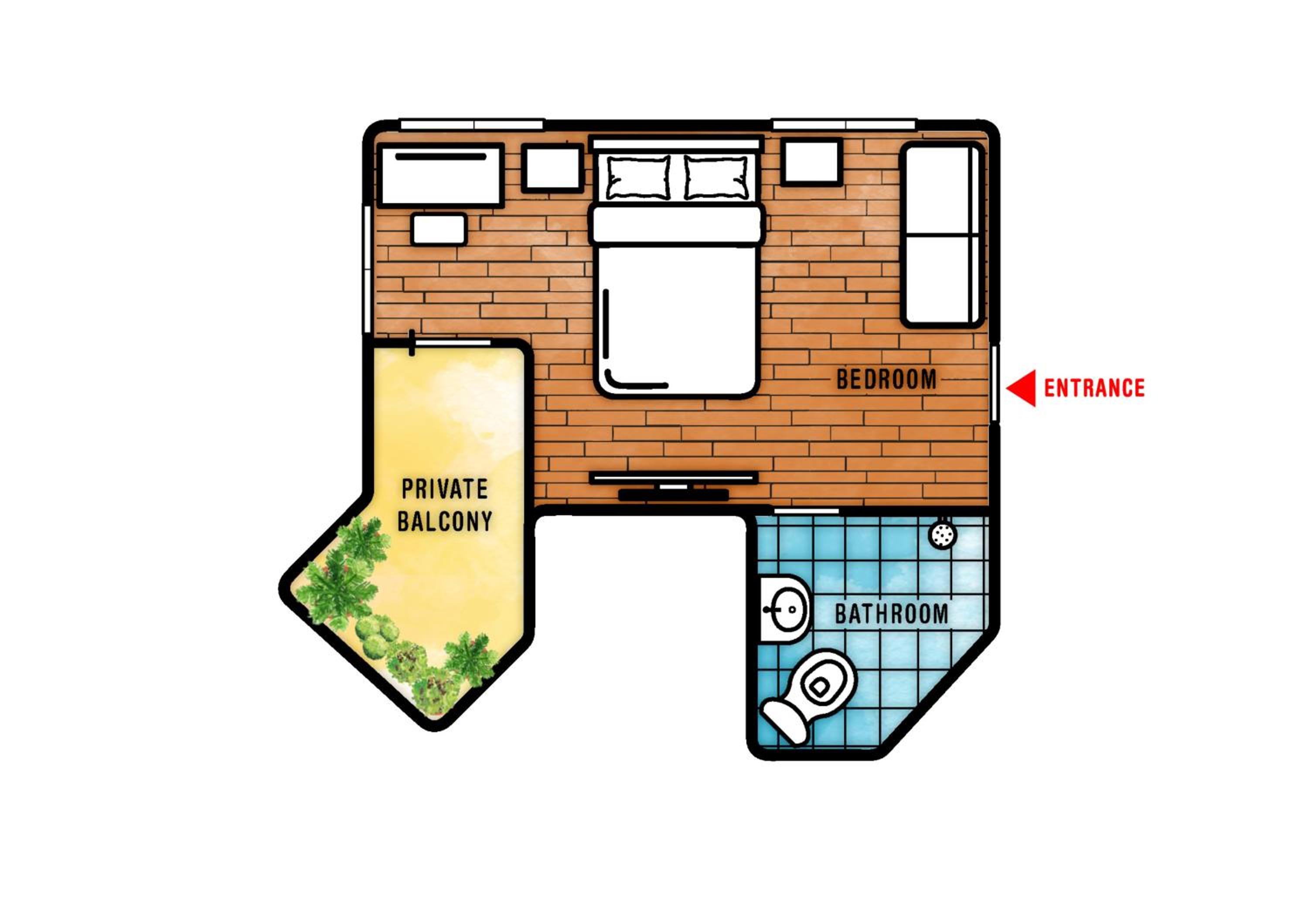 Deluxe Double Room with Balcony - Photo 4