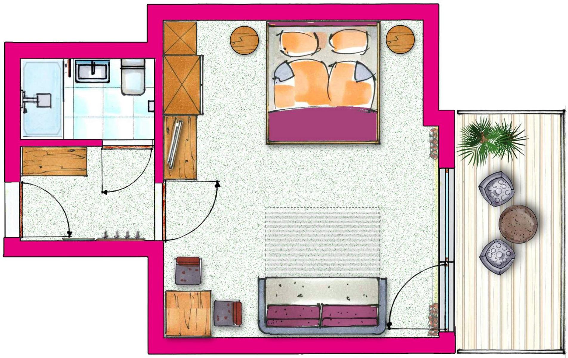 Large Comfort Double Room with Balcony photo 3