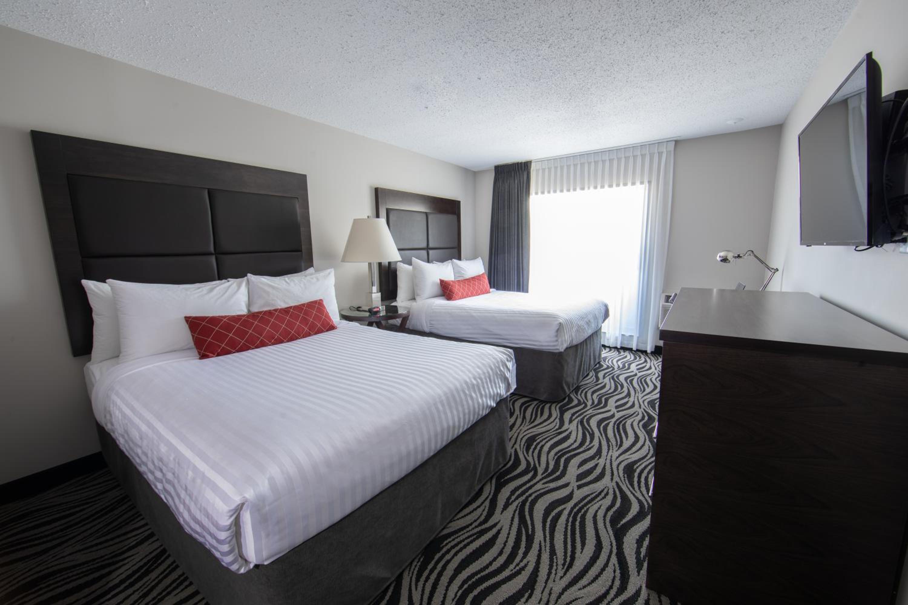 Queen Room with Two Queen Beds and Work Desk - Second Floor/No Pets Allowed/Non-Smoking - Photo 9