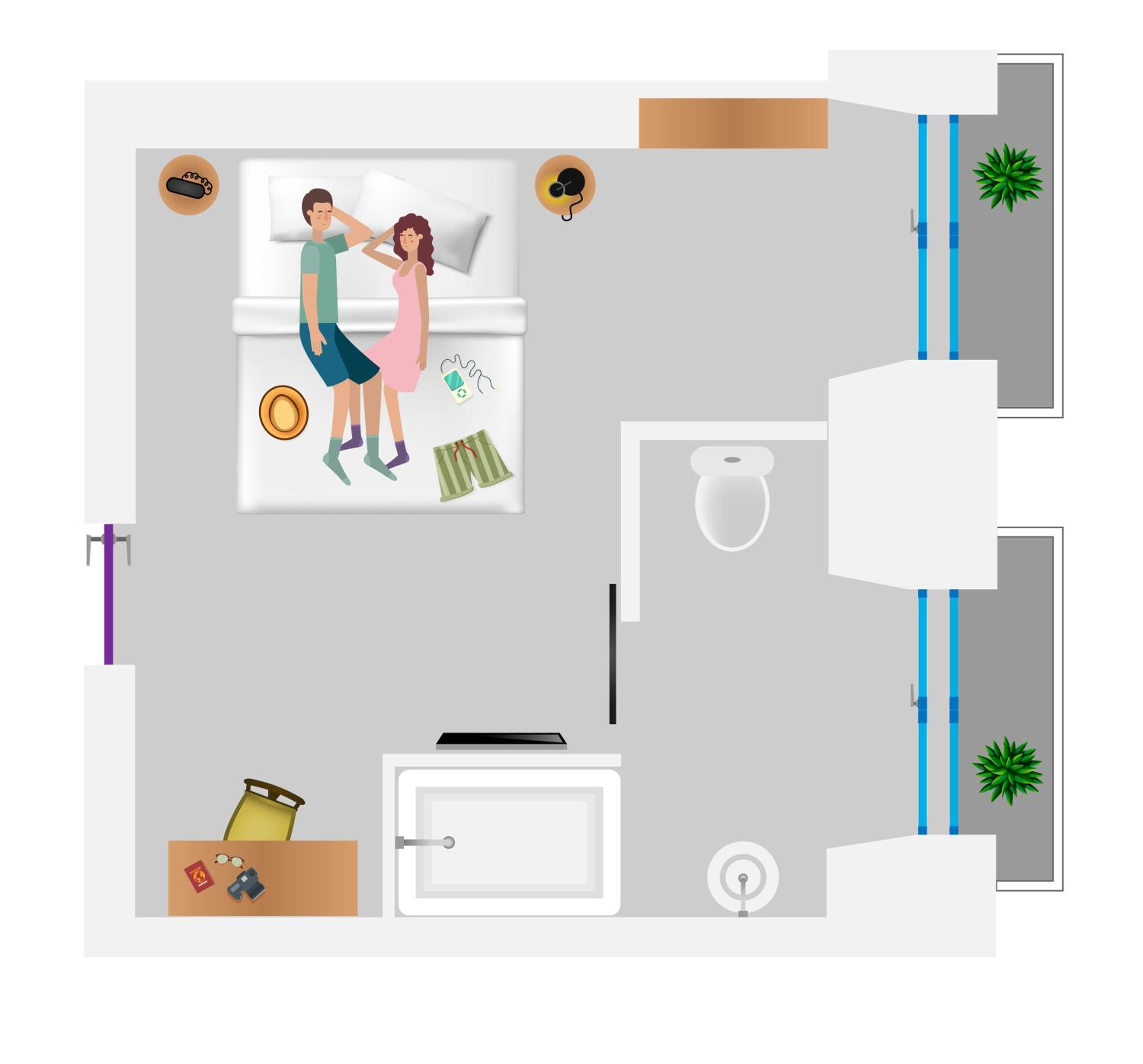 Habitación Doble o Twin con Balcón