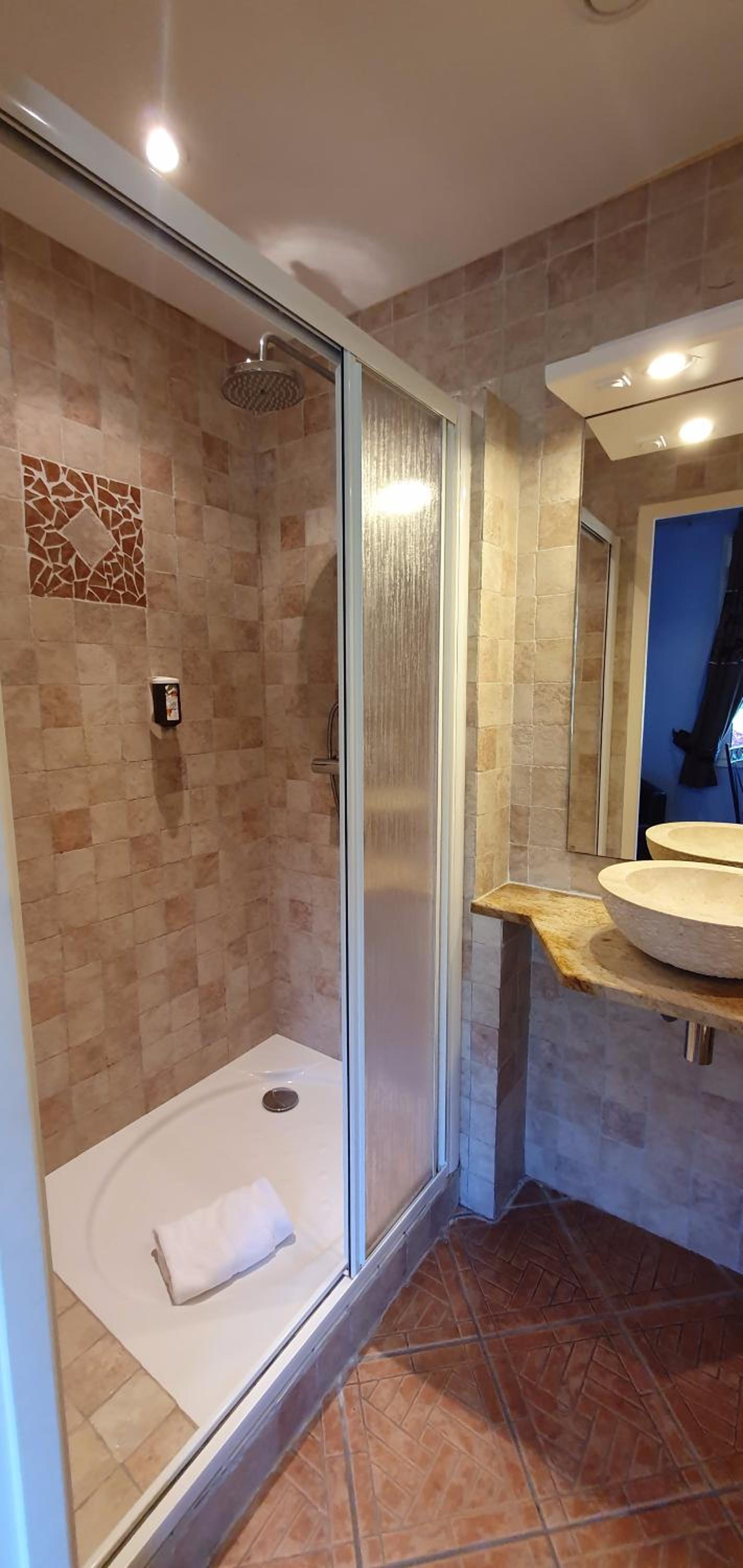 Premium Double Room Terrace with indoor patio view photo 3