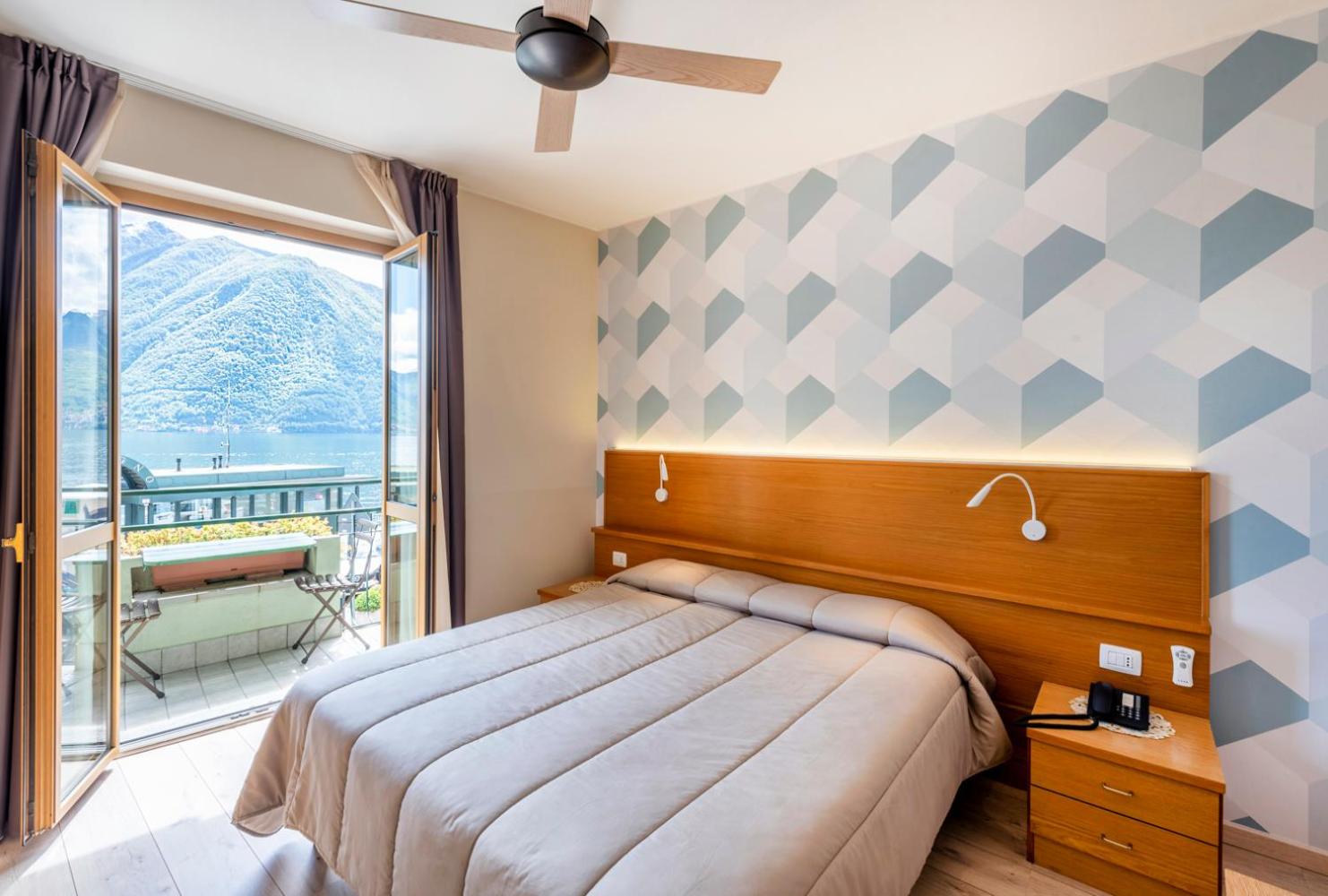 Double or Twin Room with Balcony and Lake View