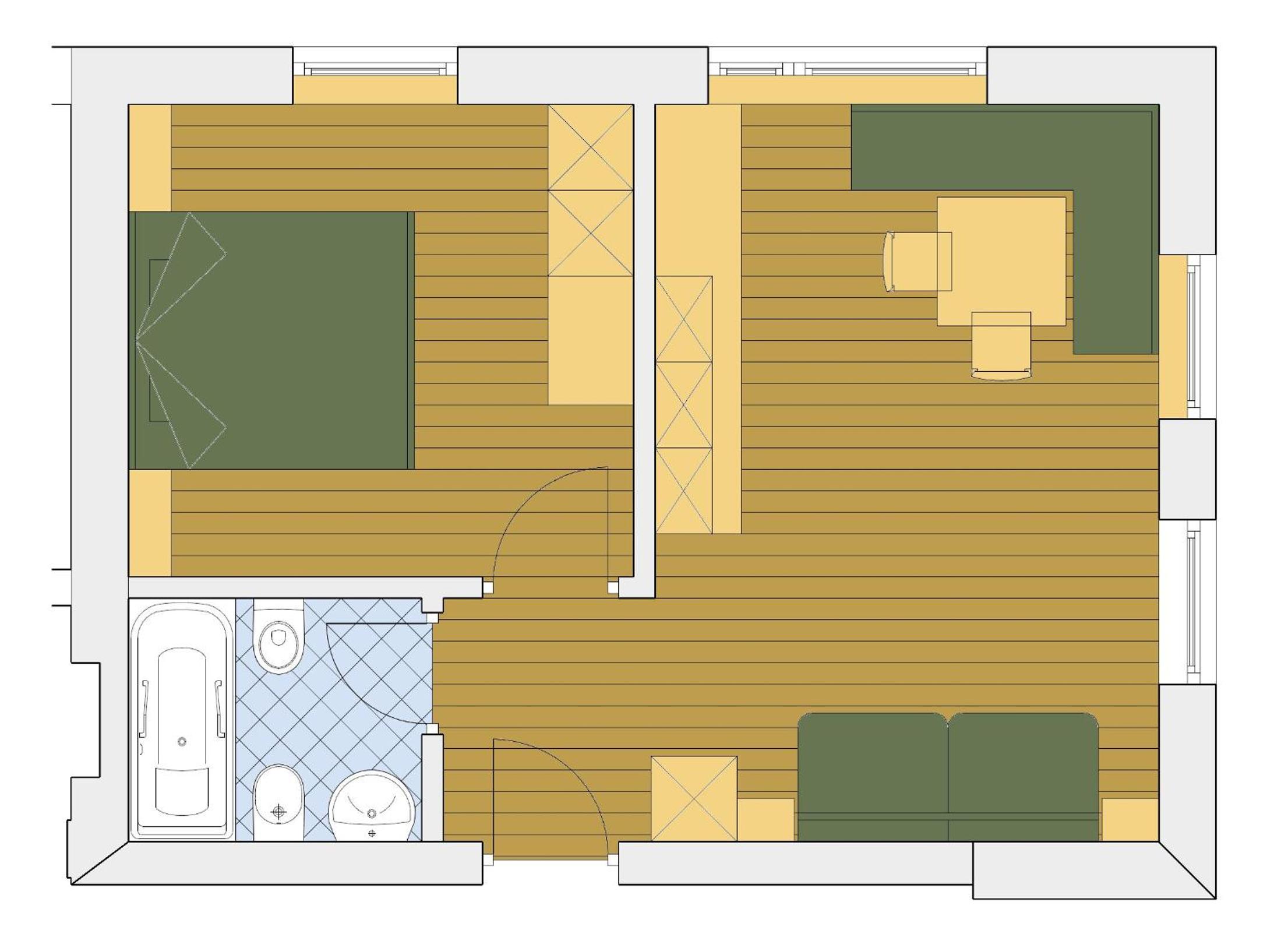 One-Bedroom Apartment photo 3