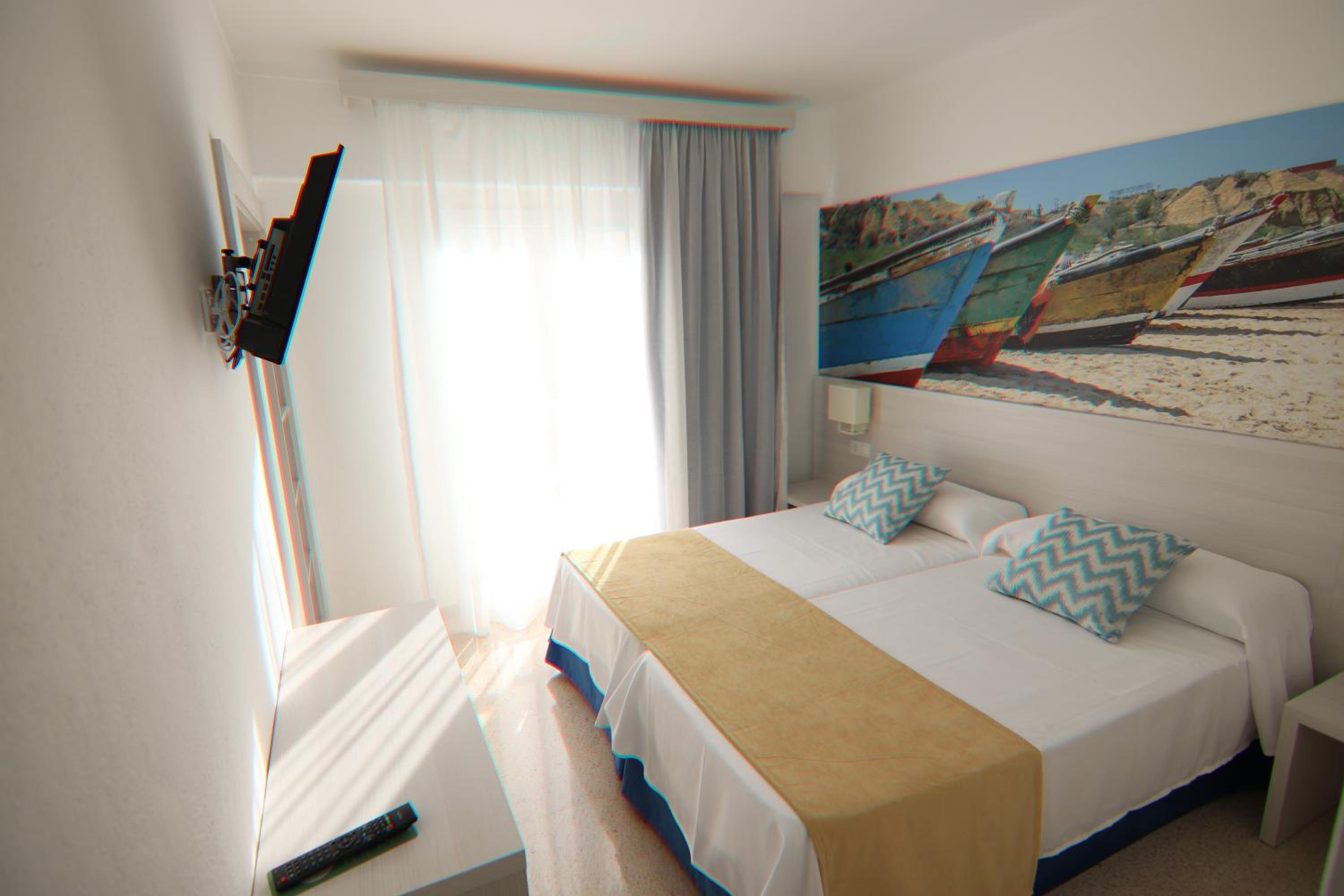 Habitación Doble con Balcón con Aire Acondicionado/Calefacción