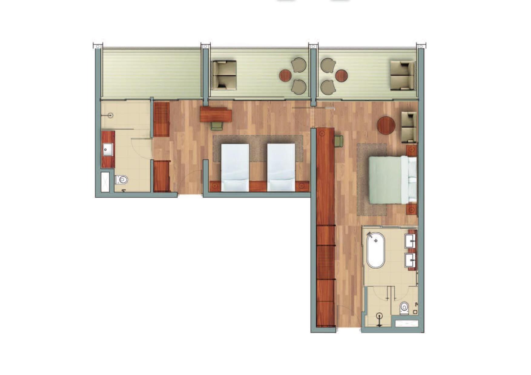 Quadruple Room With Garden View