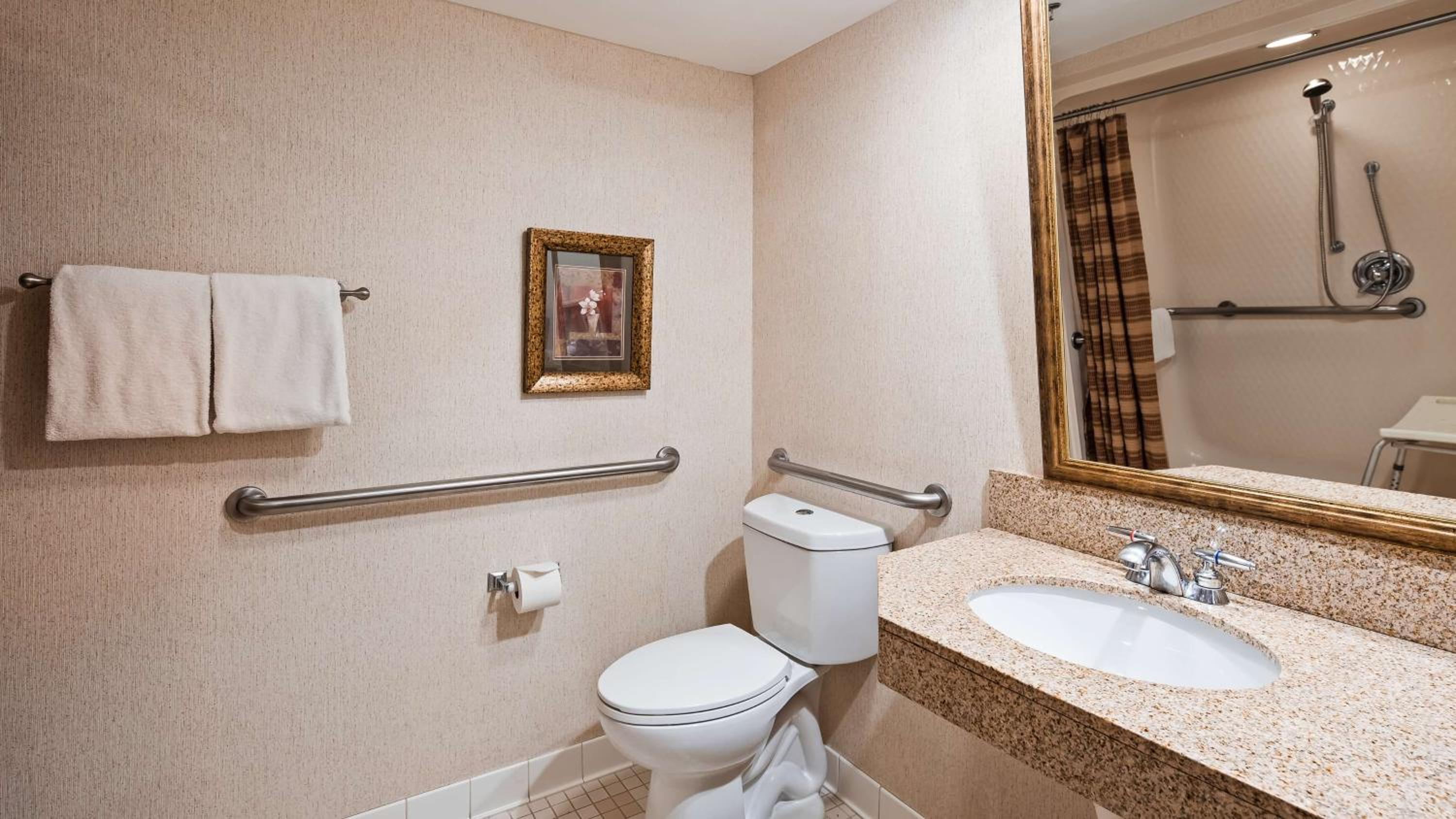 Queen Room - Disability Access Tub - Photo 3