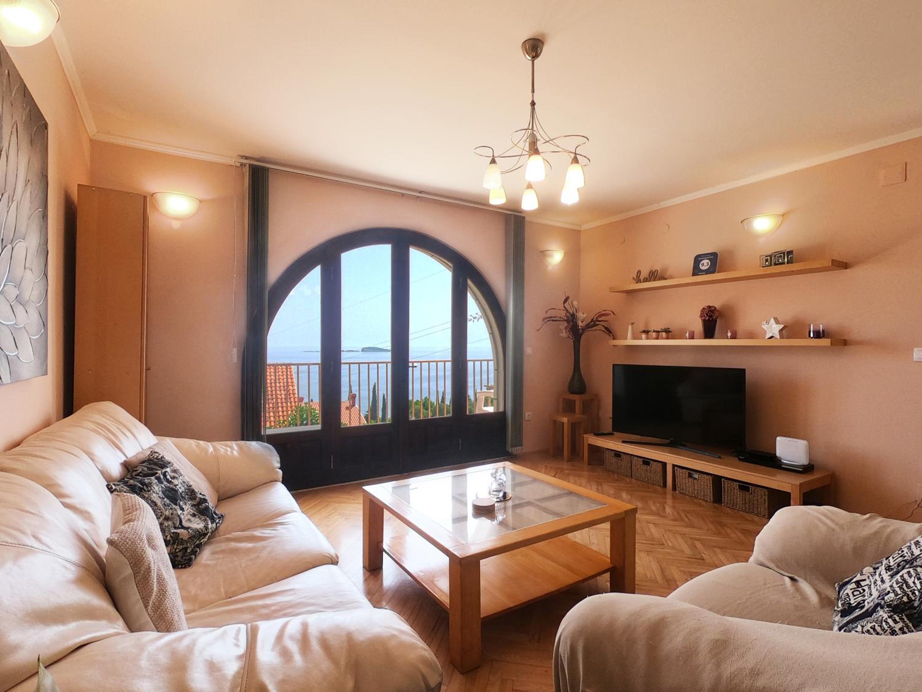 Superior Two-Bedroom Apartment with Sea View and Balcony