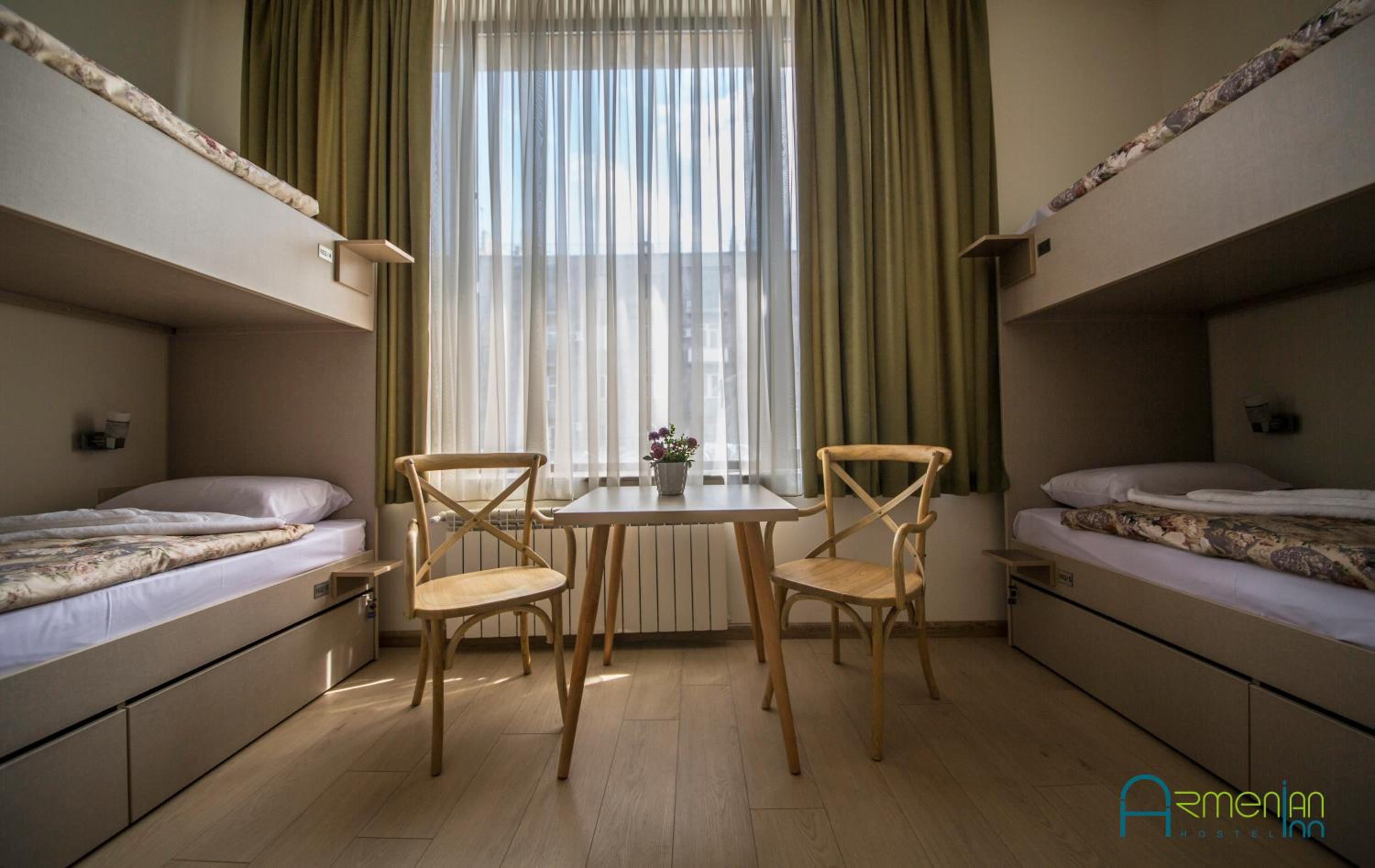 Bunk Bed In Female Dormitory Room  