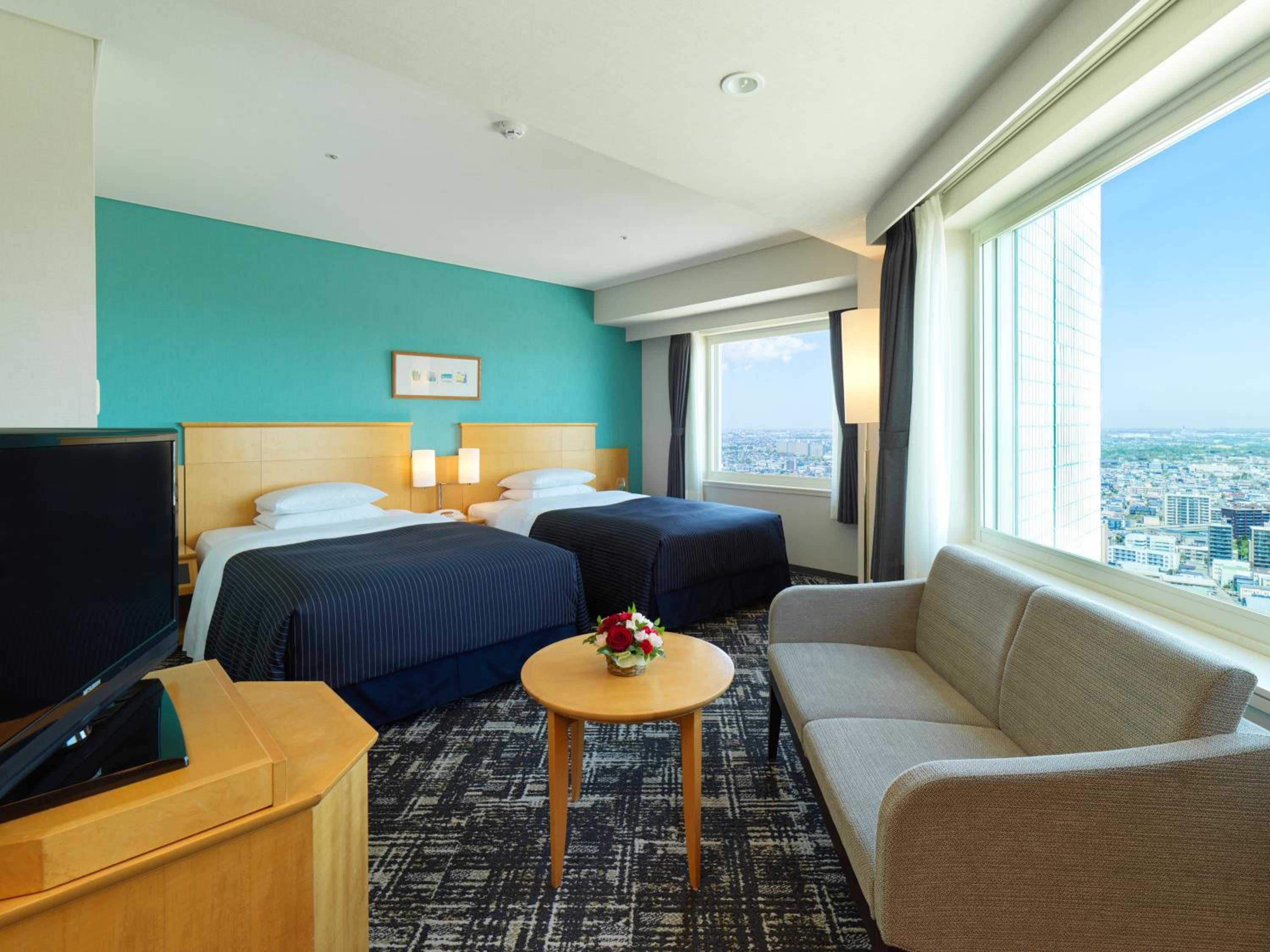 Sky Corner Twin Room - Non-Smoking - Photo 2