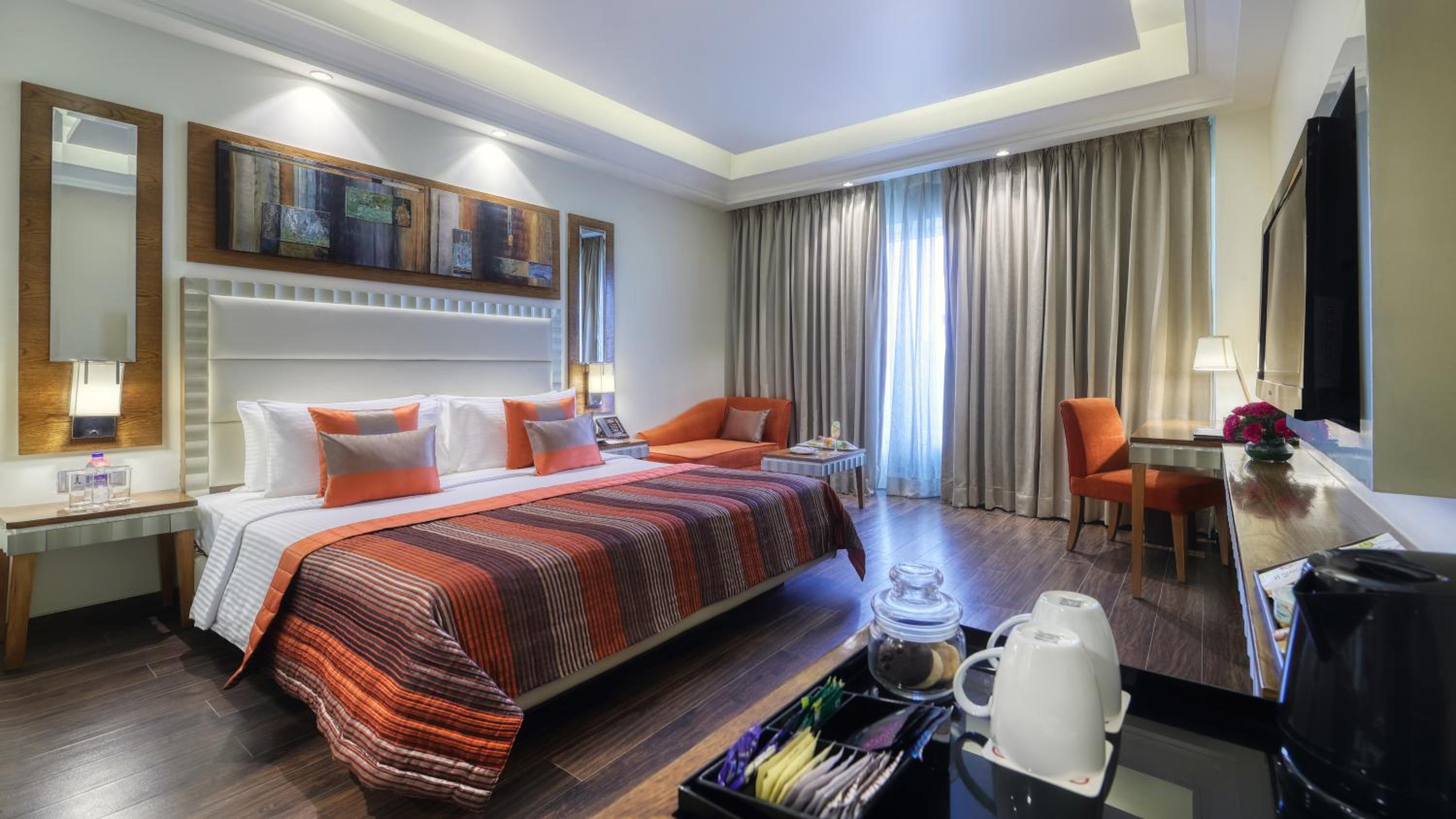 Premium Queen Room - Non-Smoking with 15 % OFF ON FOOD & Soft beverages/15% off on Laundry services//1+1 happy hours at Kokkinos from 6-8 pm on IMFL drinks// INR 500 SPA discount