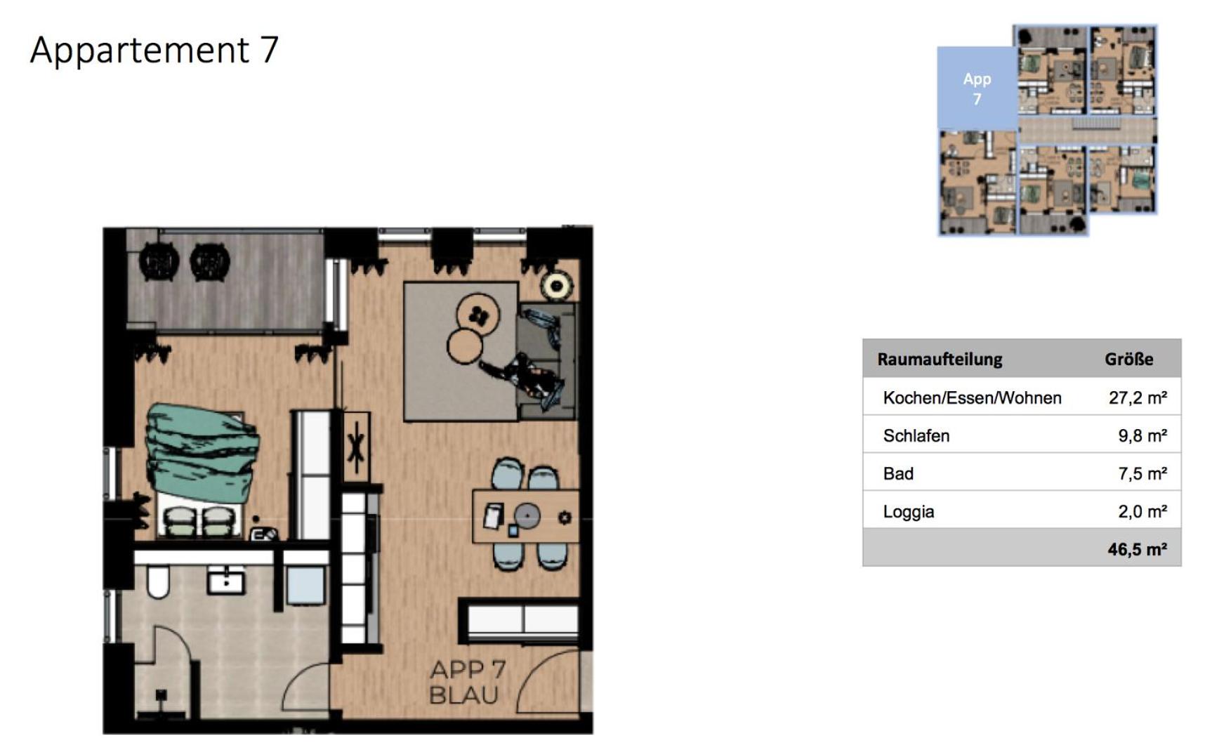 Apartment with Garden View