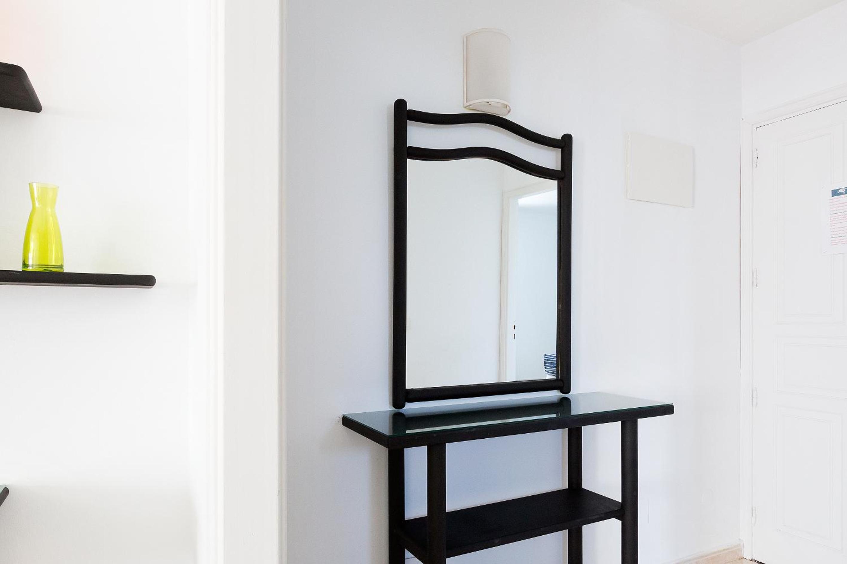 Apartamento con vista al jardín
