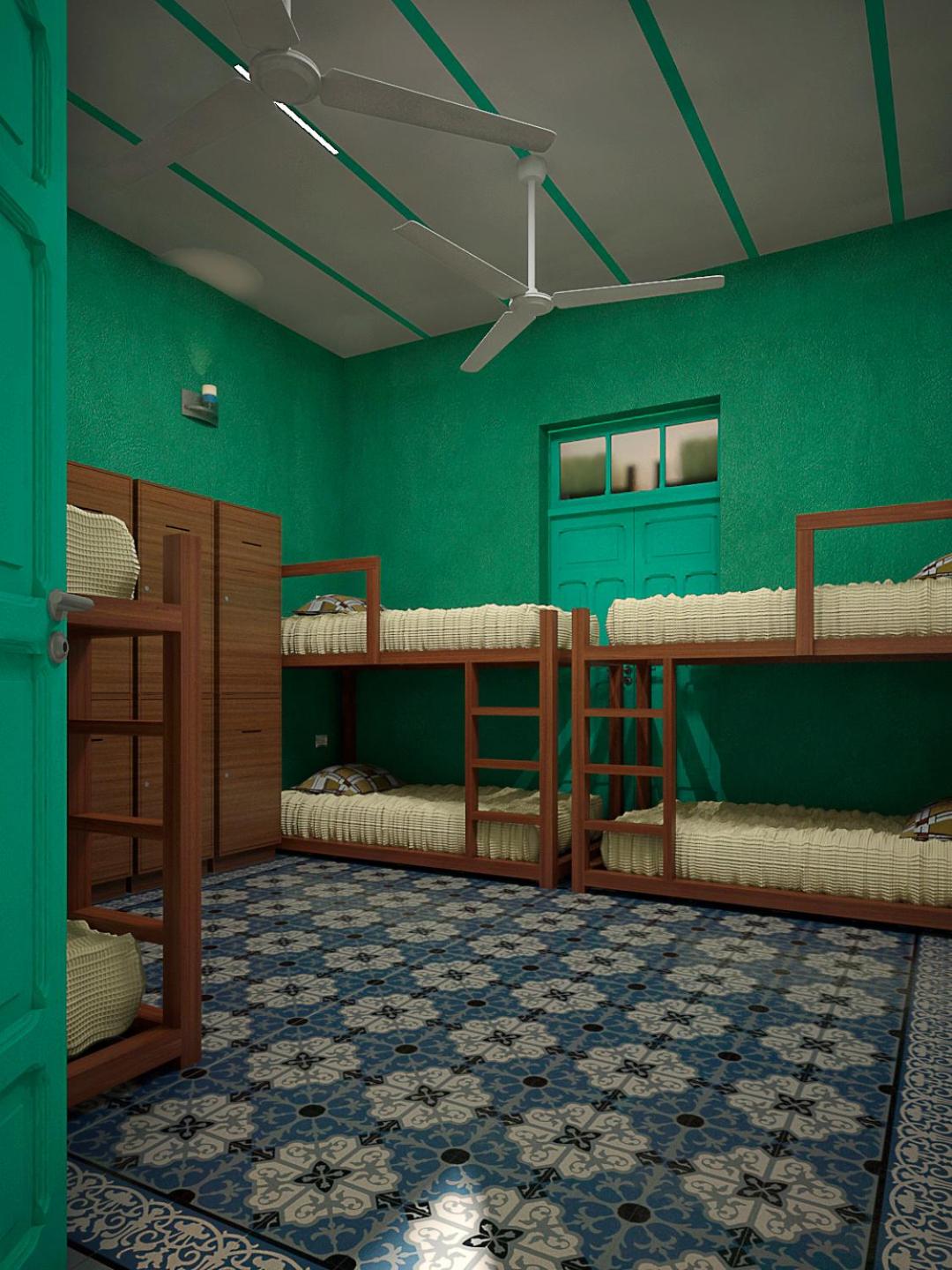 Bunk Bed in Female Dormitory Room   photo 1