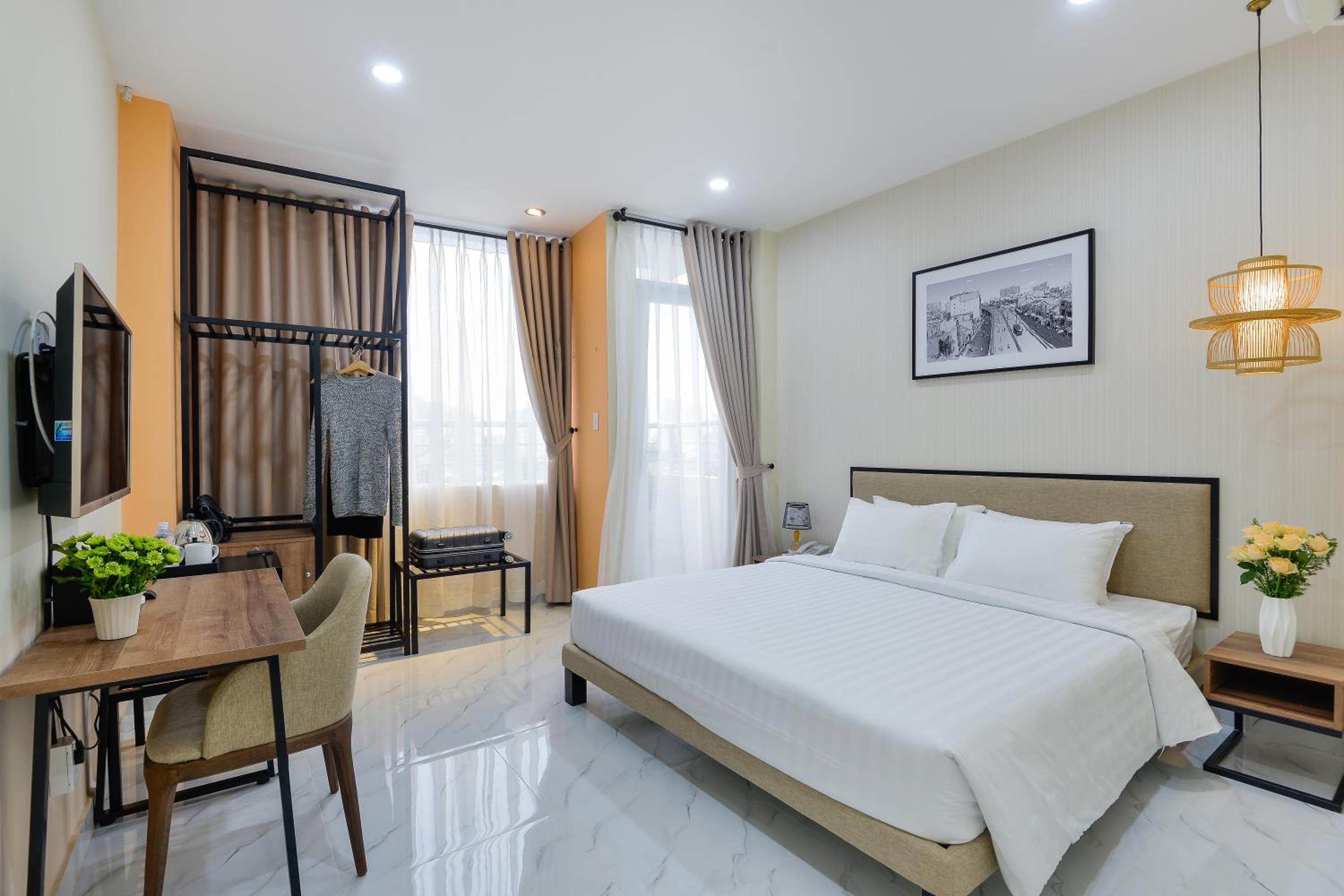 带阳台的豪华双人房
