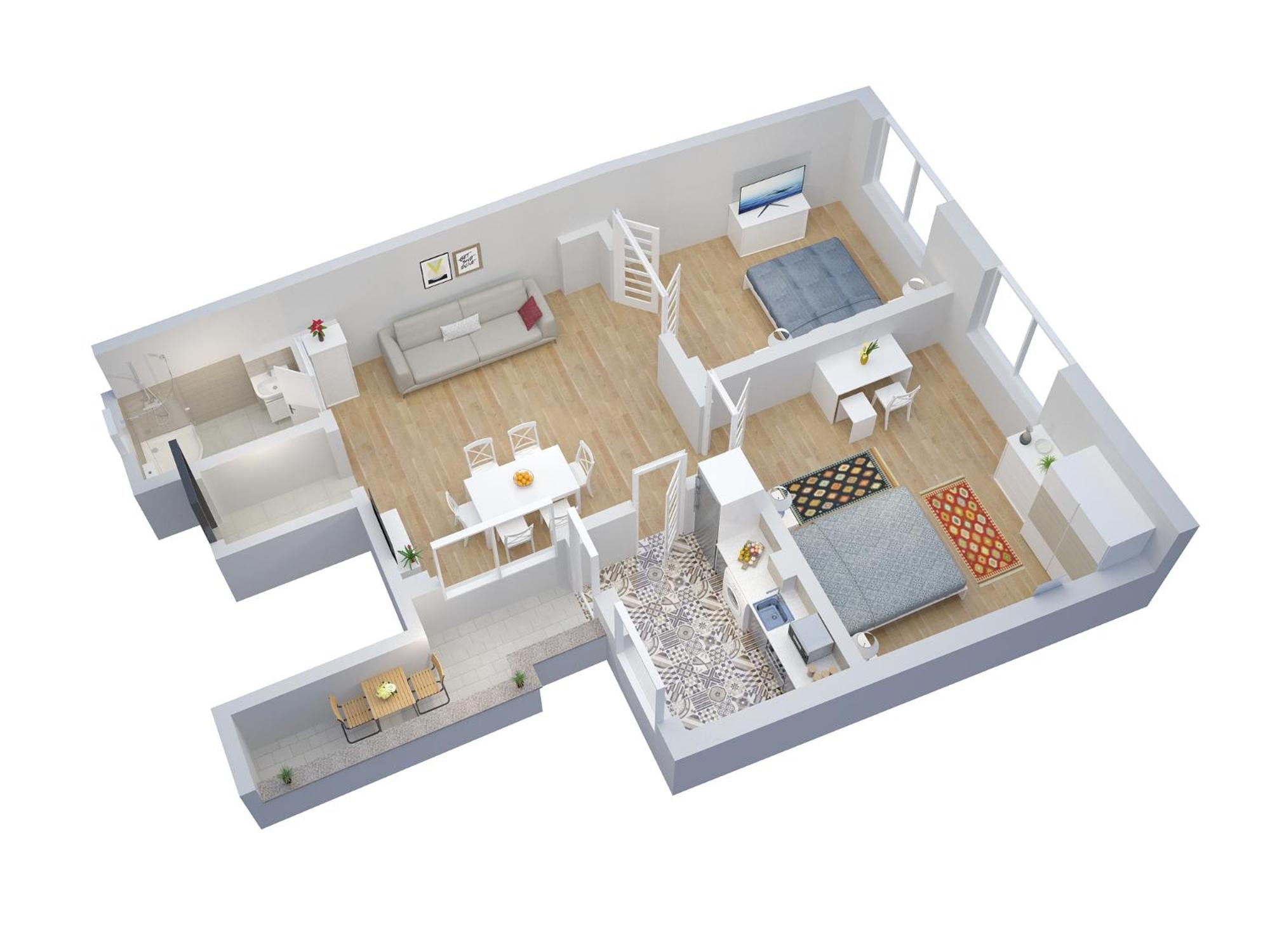 Two-Bedroom Apartment - Photo 4