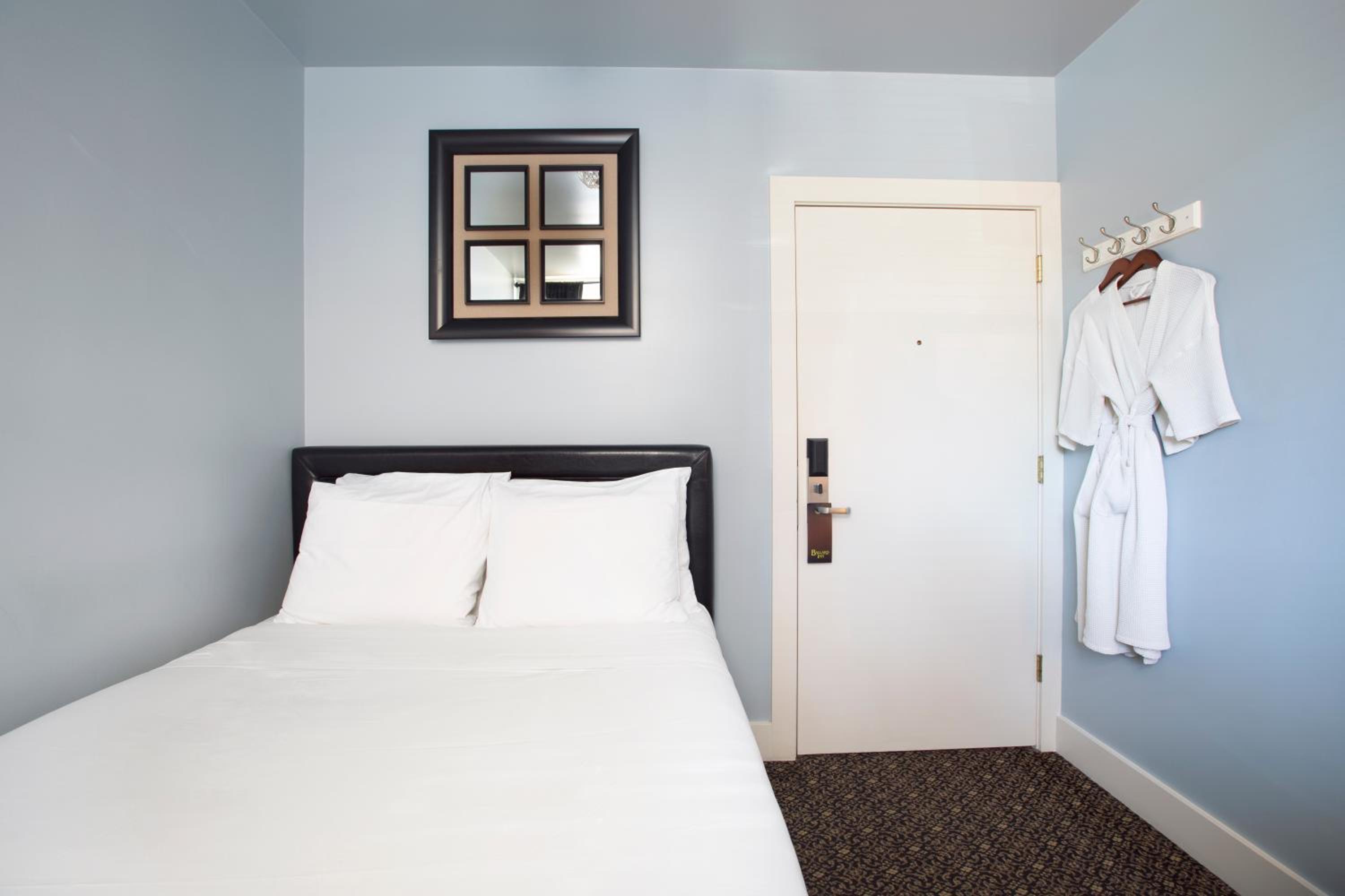 Full Bed with Shared Bathroom