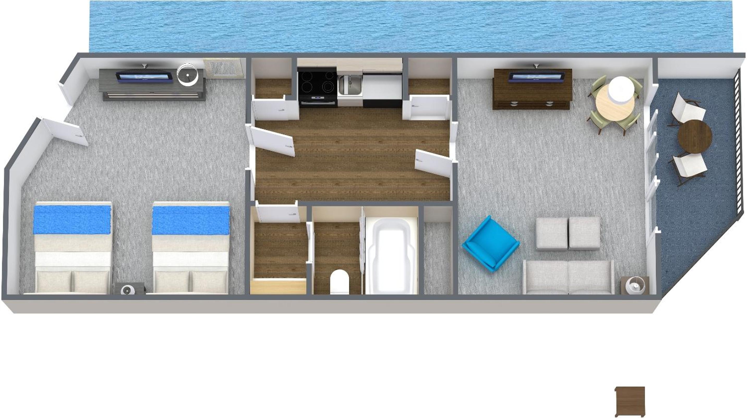 Palms Oceanview One Bedroom Suite - Photo 5