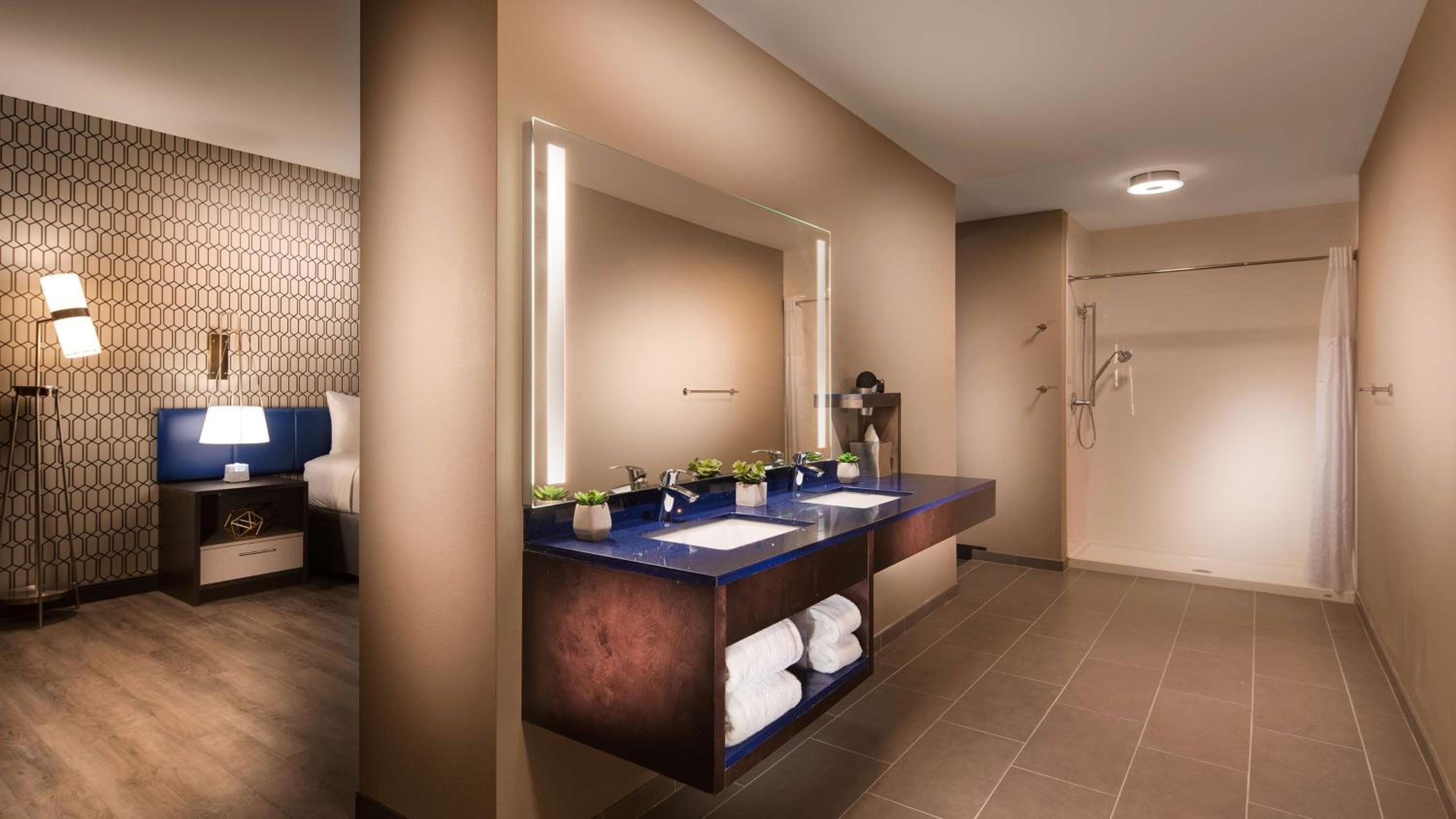 King Room with Roll-in Shower - Disability Access/Non-Smoking