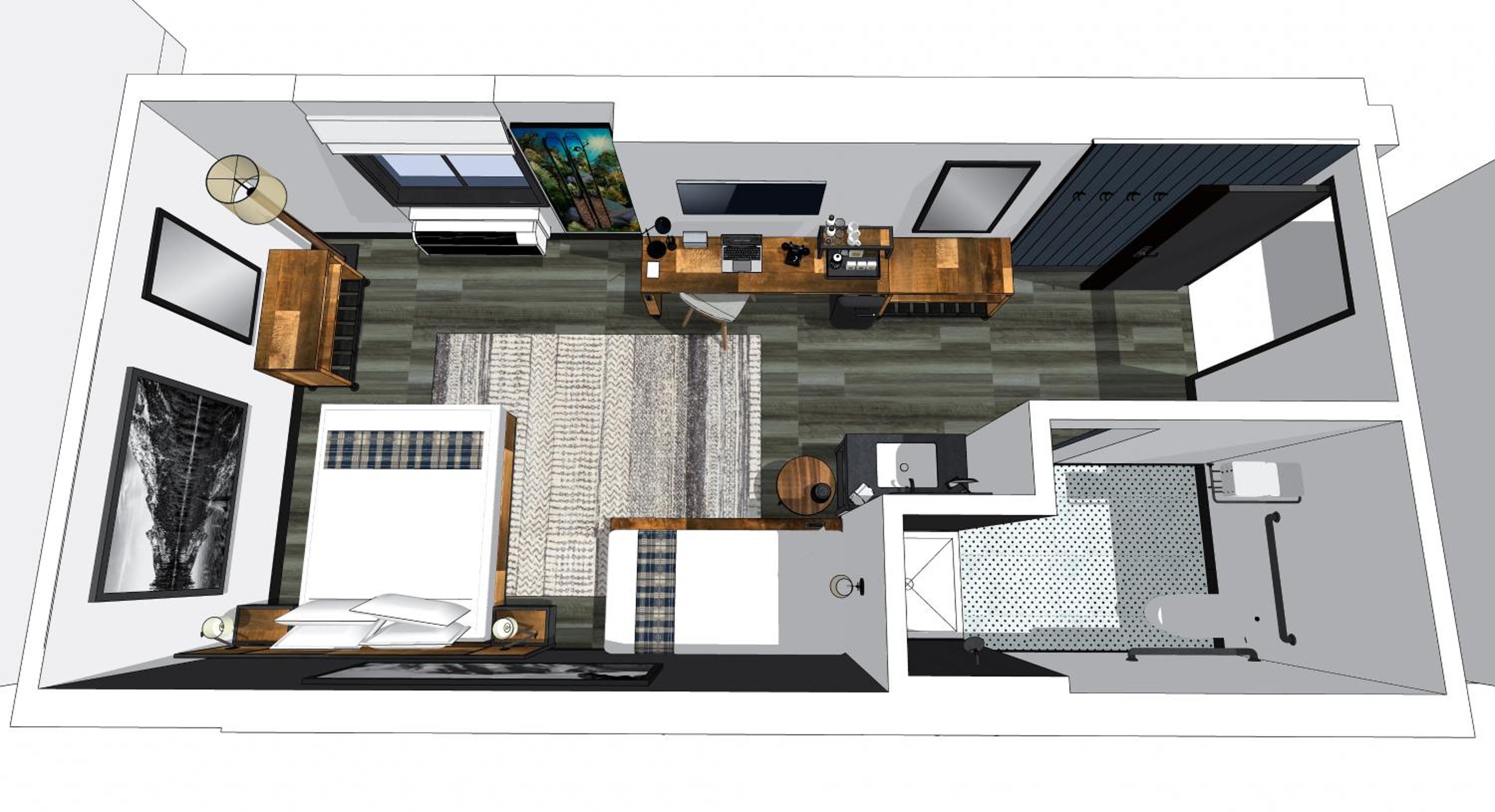 Queen Room with Two Queen Beds - Disability Access
